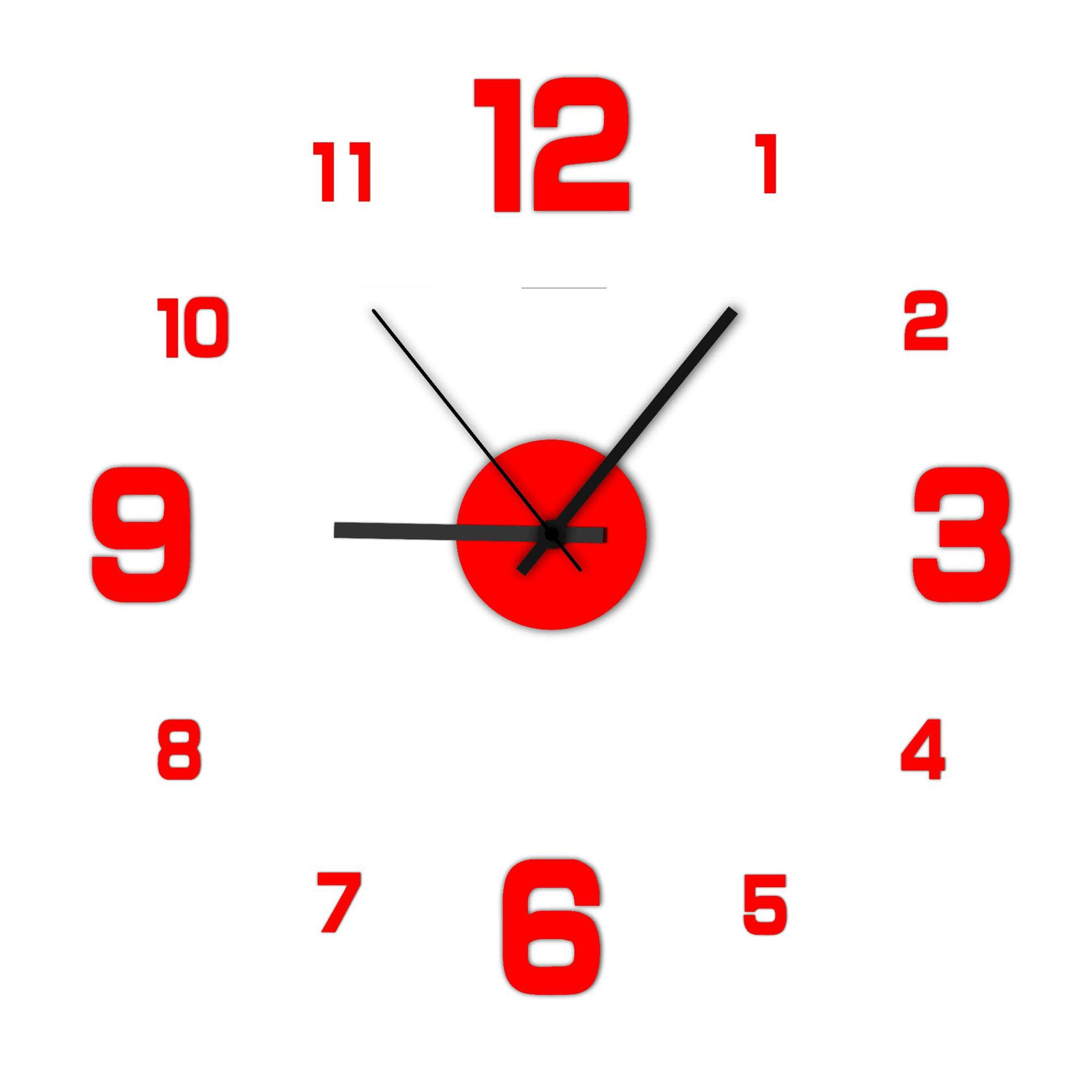 Modern DIY Wall Clock Frameless Silent Wall Clock Large Decorative Mirror Wall Clock For Home Offic 4