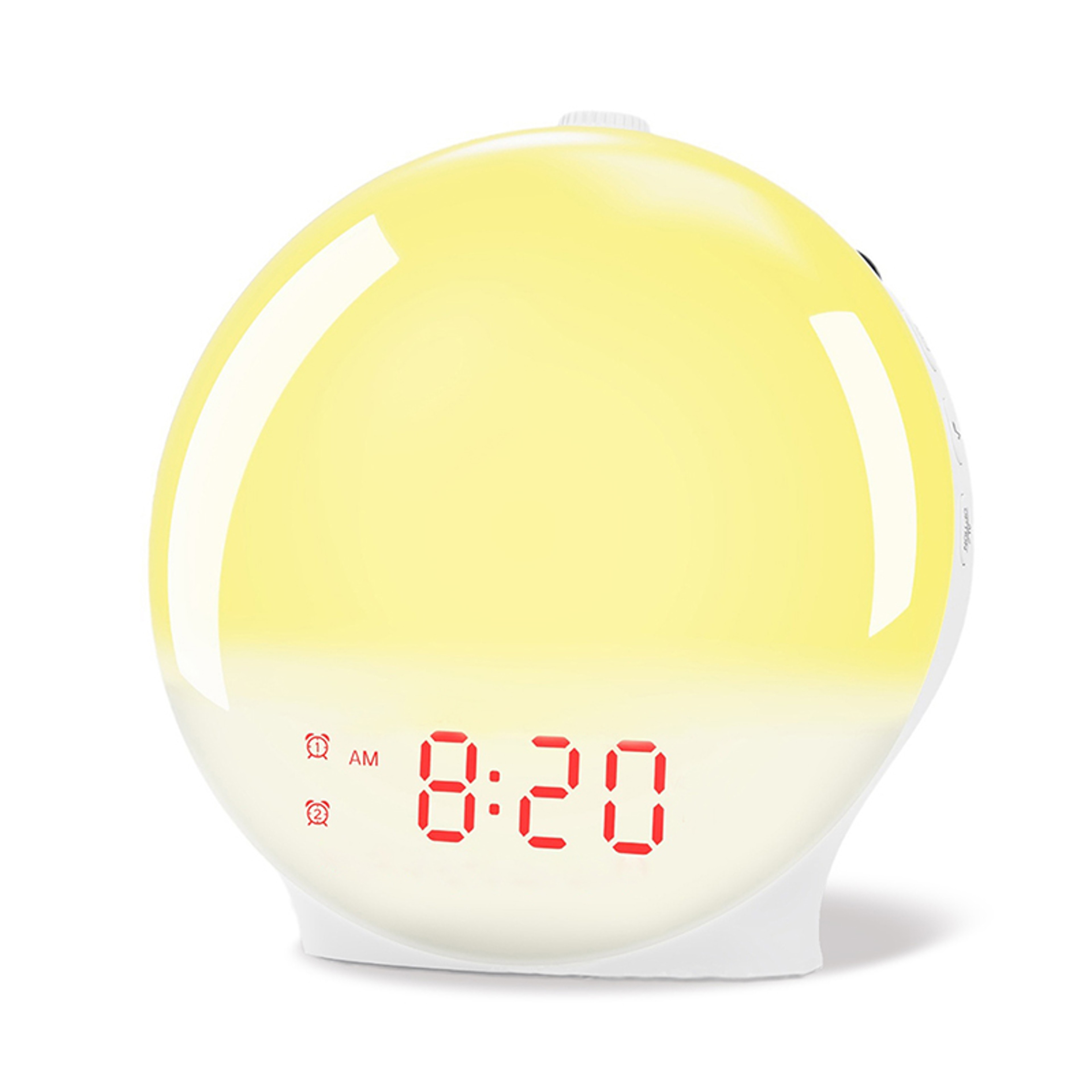 Wake Up Light Alarm Clock With Sunrise Simulation FM Radio Bedside Night Light Digital Clock 0