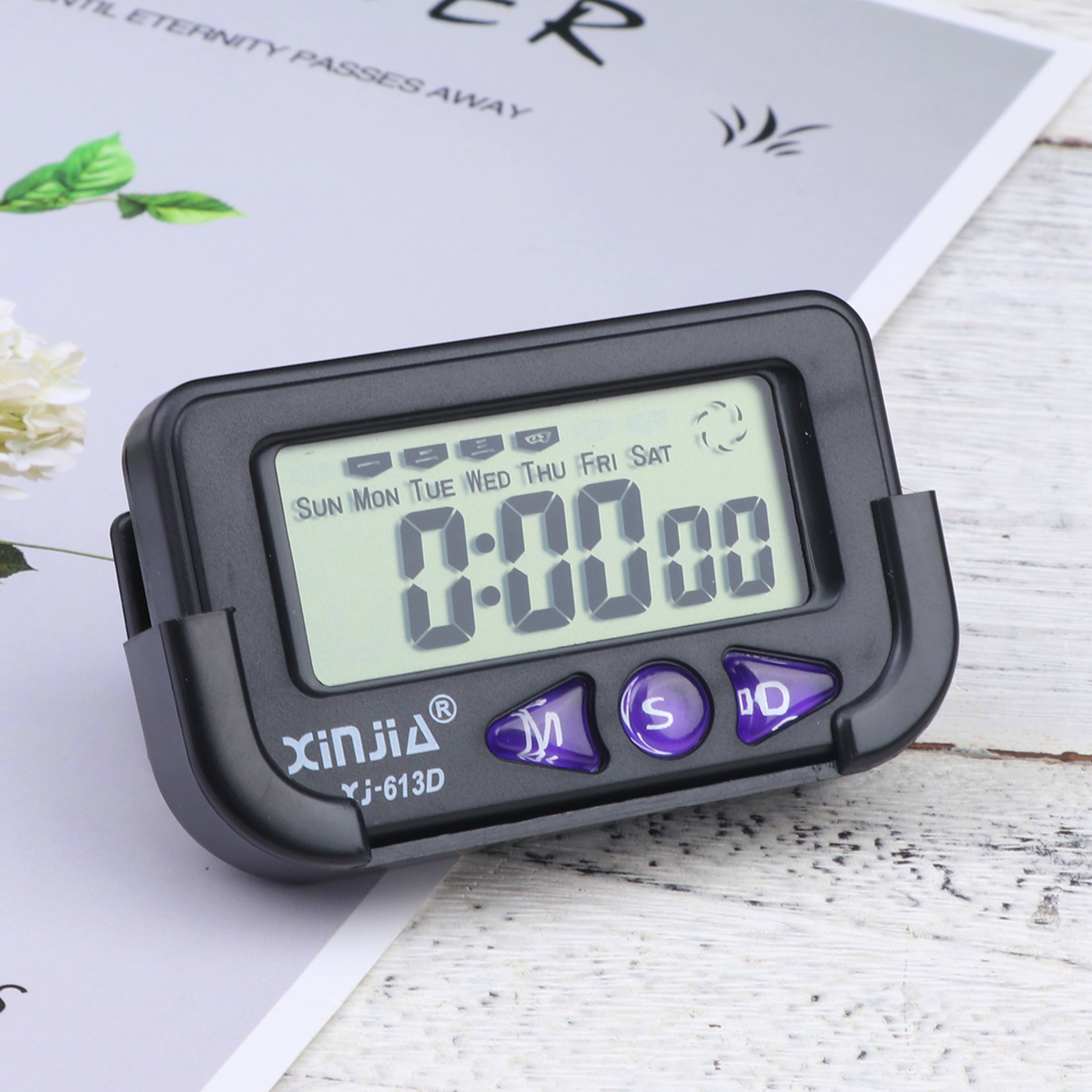 Digital Car Clock With LCD Display Dashboard Timer And Alarm Chronograph For Cars 1