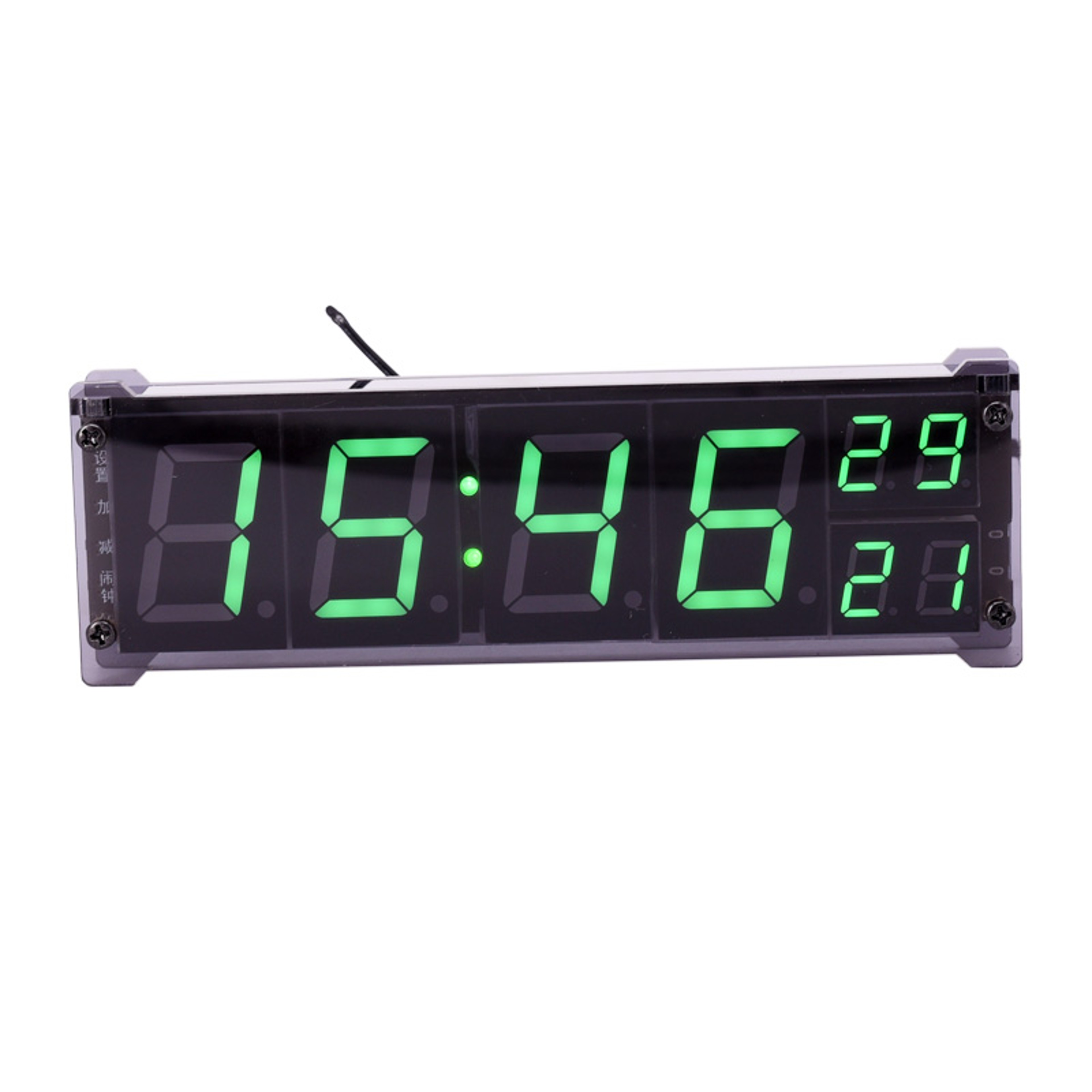 WiFi Digital Clock With LED Time Display Network Synchronized Alarm Clock With Temperature Monitor 2