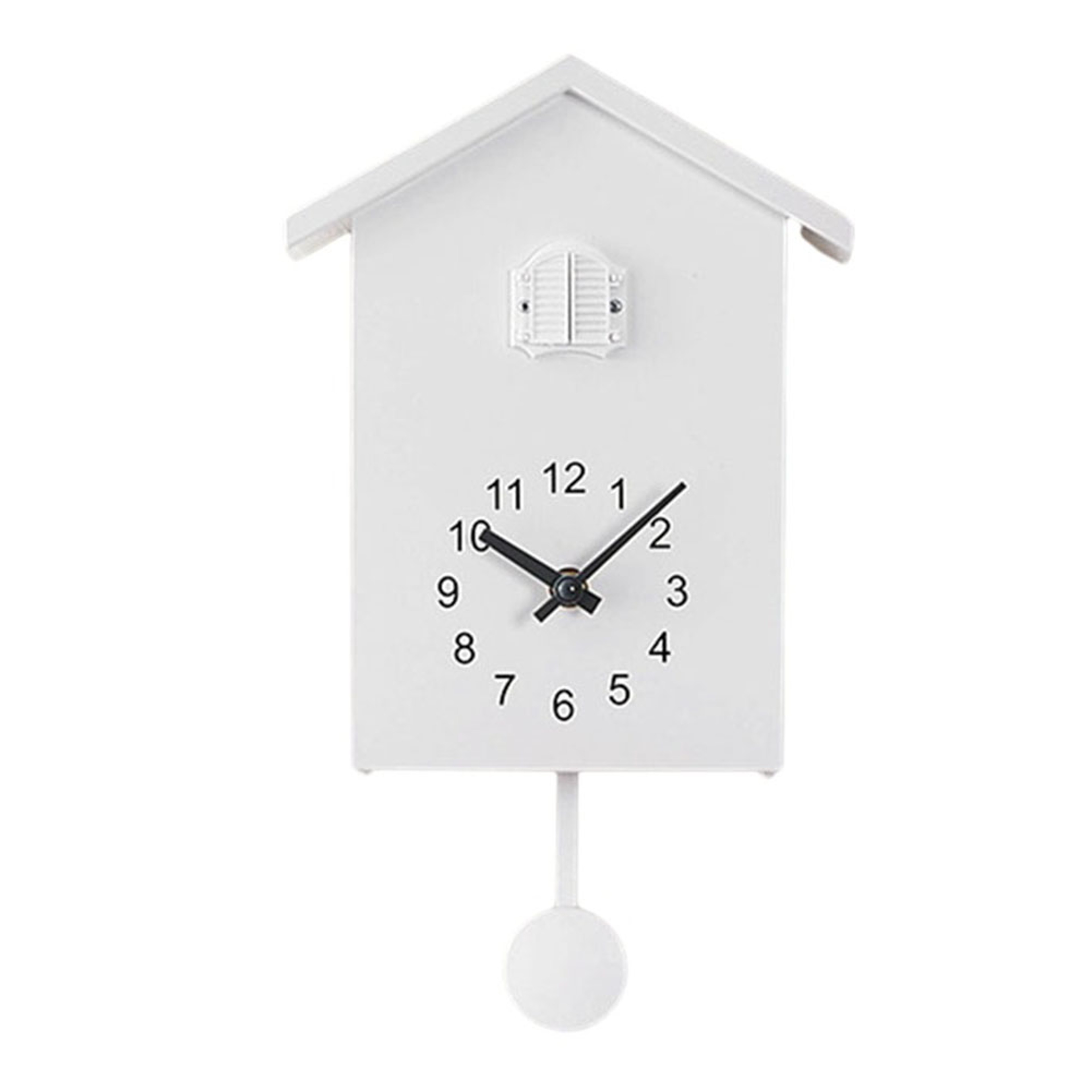 Charming Birdhouse Cuckoo Clock Battery Powered Decorative Wall Clock 0