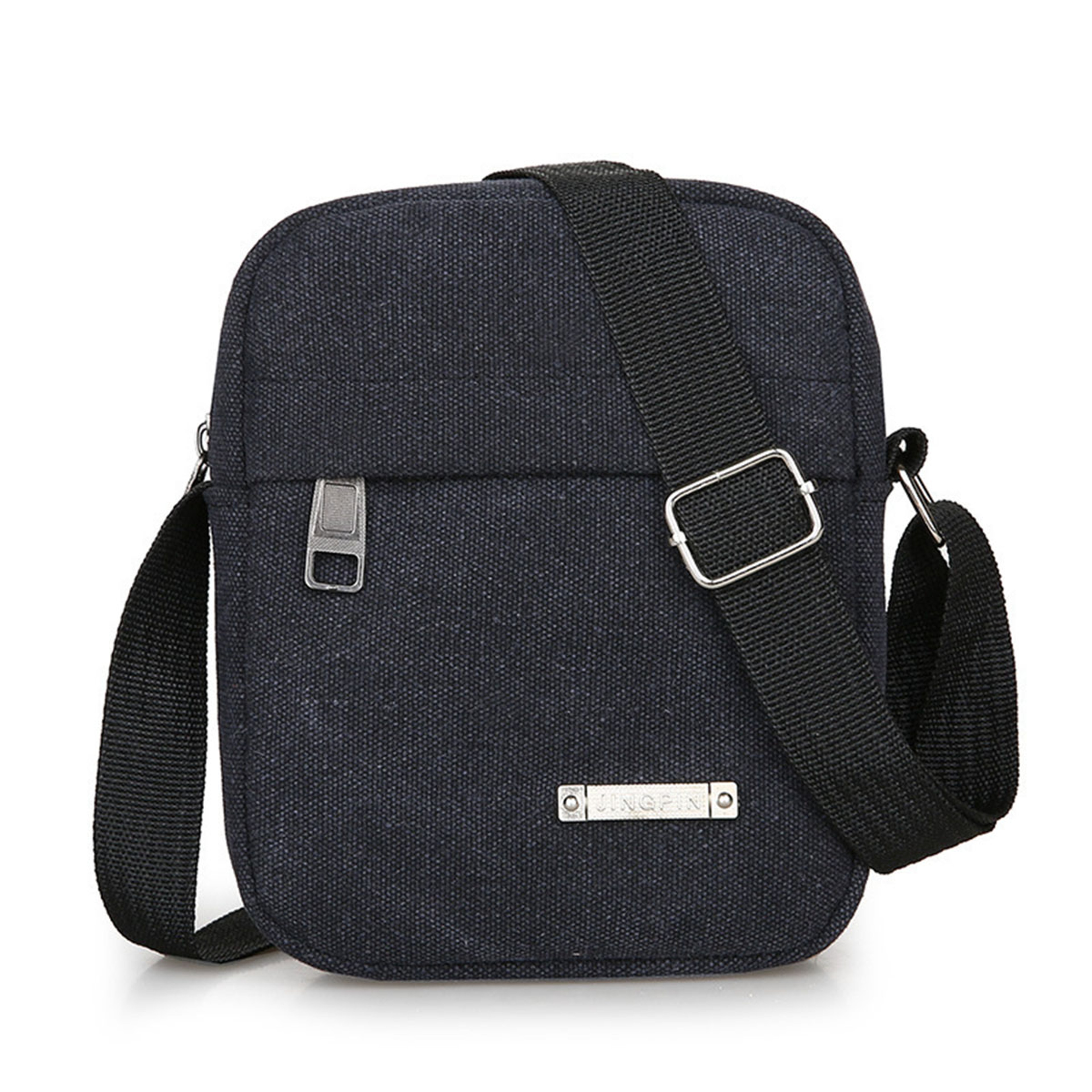 Men Canvas Crossbody Bag And Phone Pouch 2
