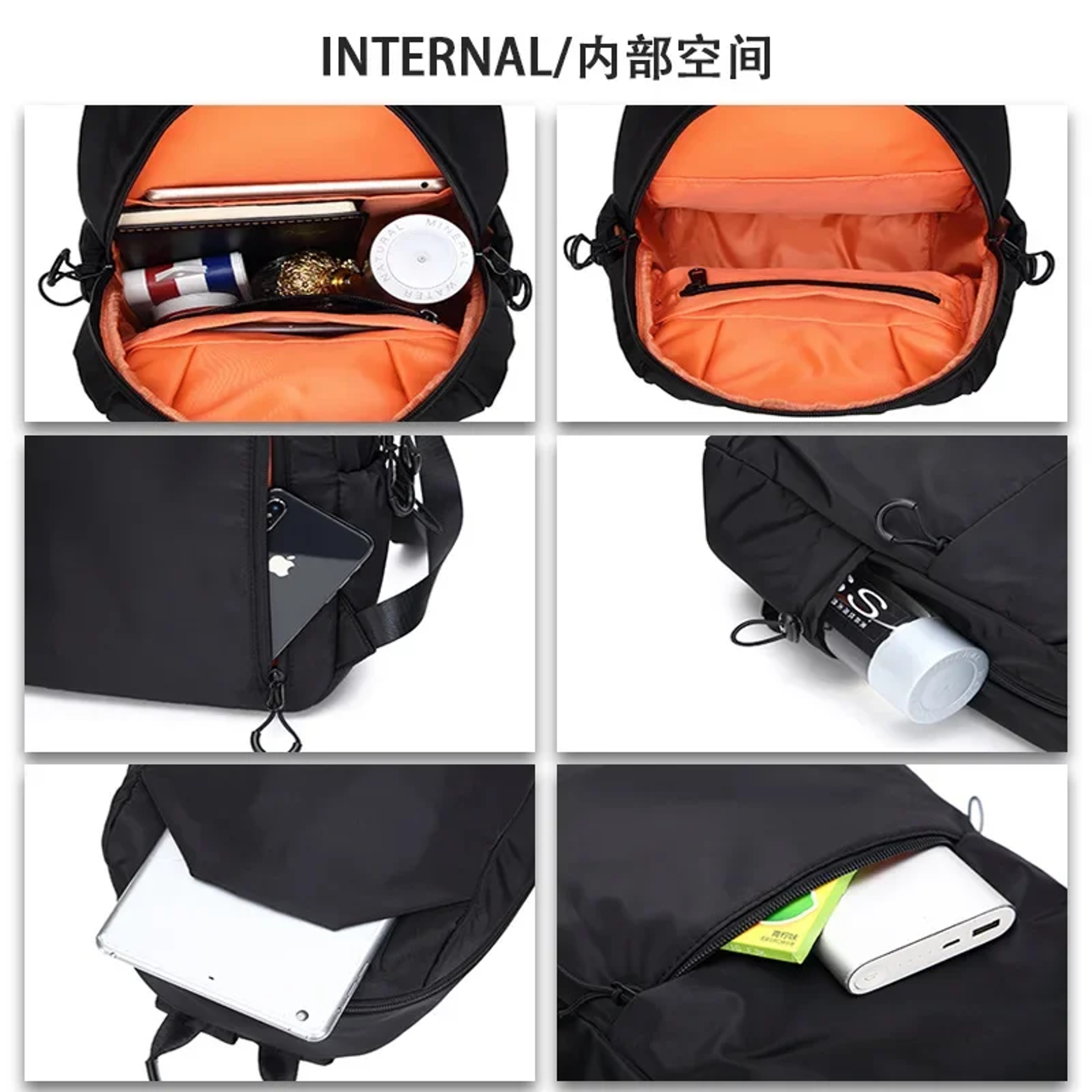 Compact Oxford Mini Travel Backpack for Men – view 5