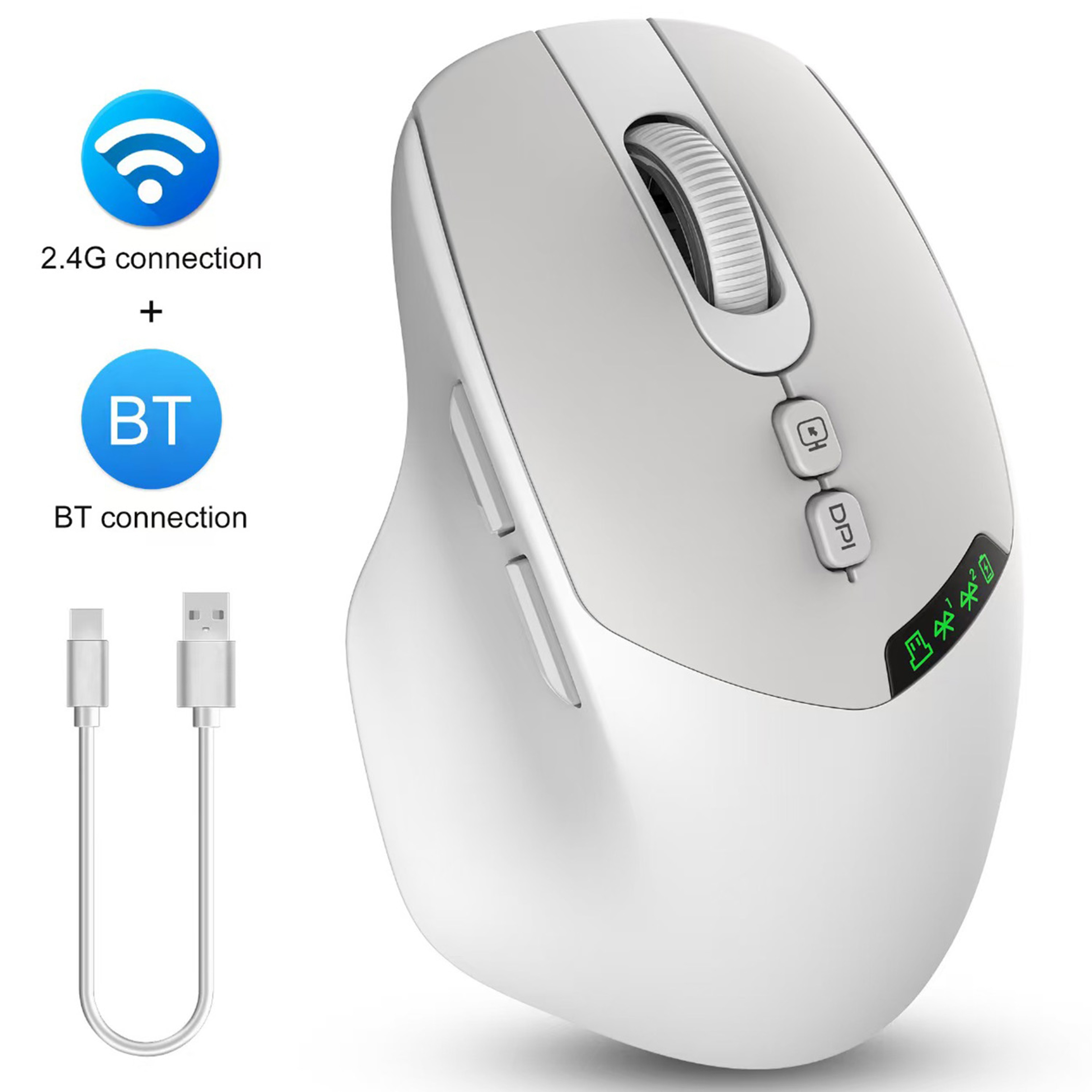 Quiet Connect Dual Mode Silent Wireless Mouse 2