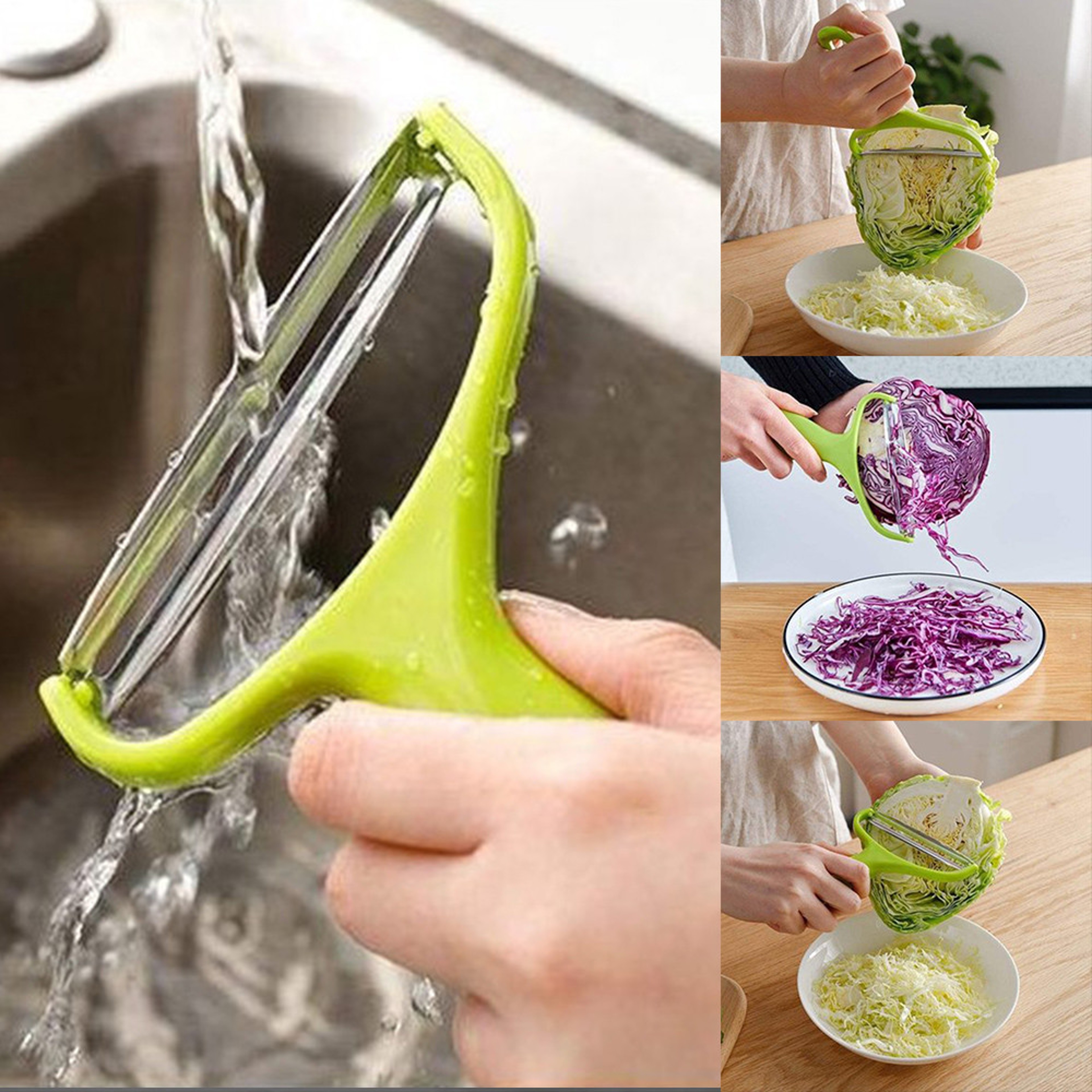 Wide Mouth Vegetable Peeler and Cabbage Shredder – view 5