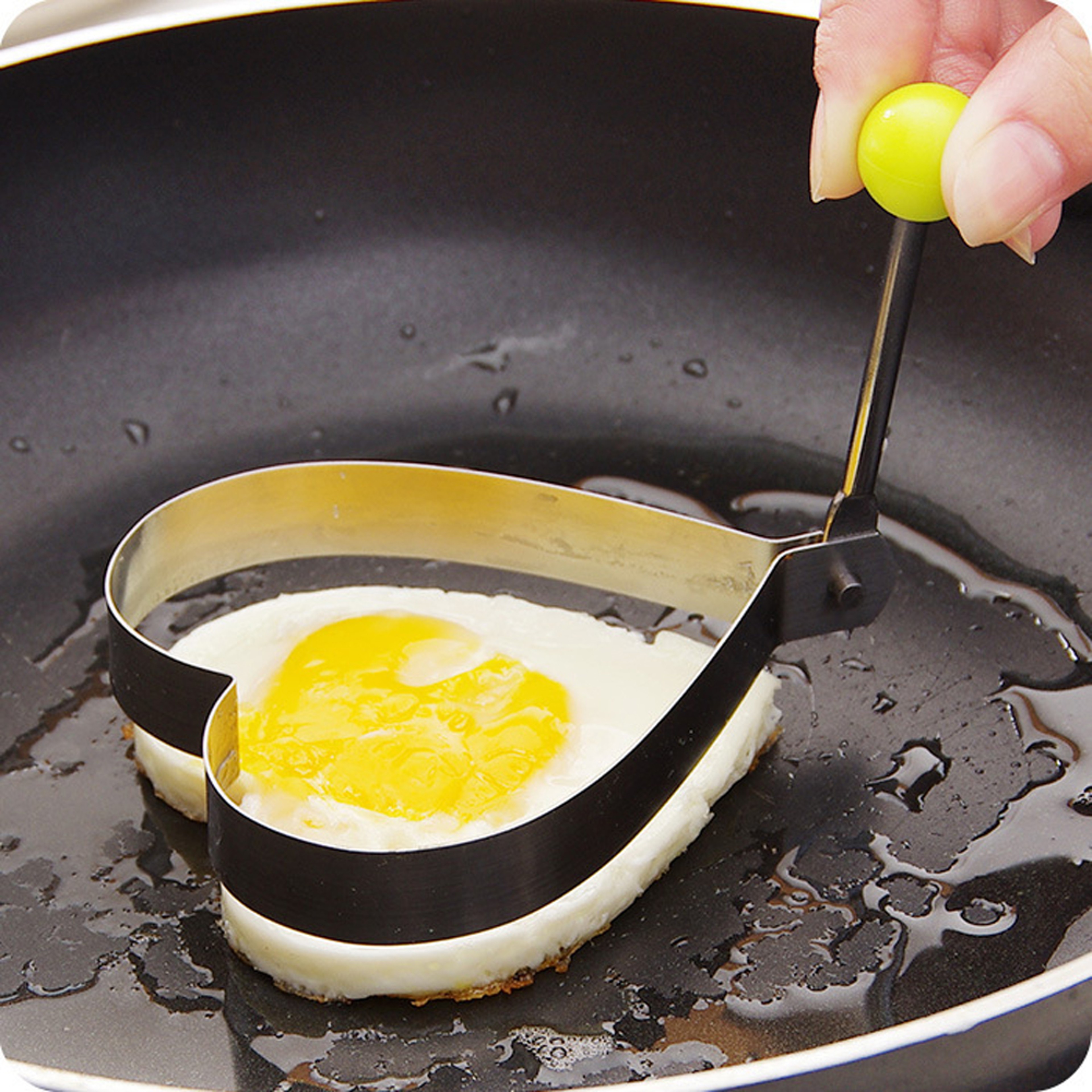 Stainless Steel Egg Rings for Perfect Breakfasts – view 4