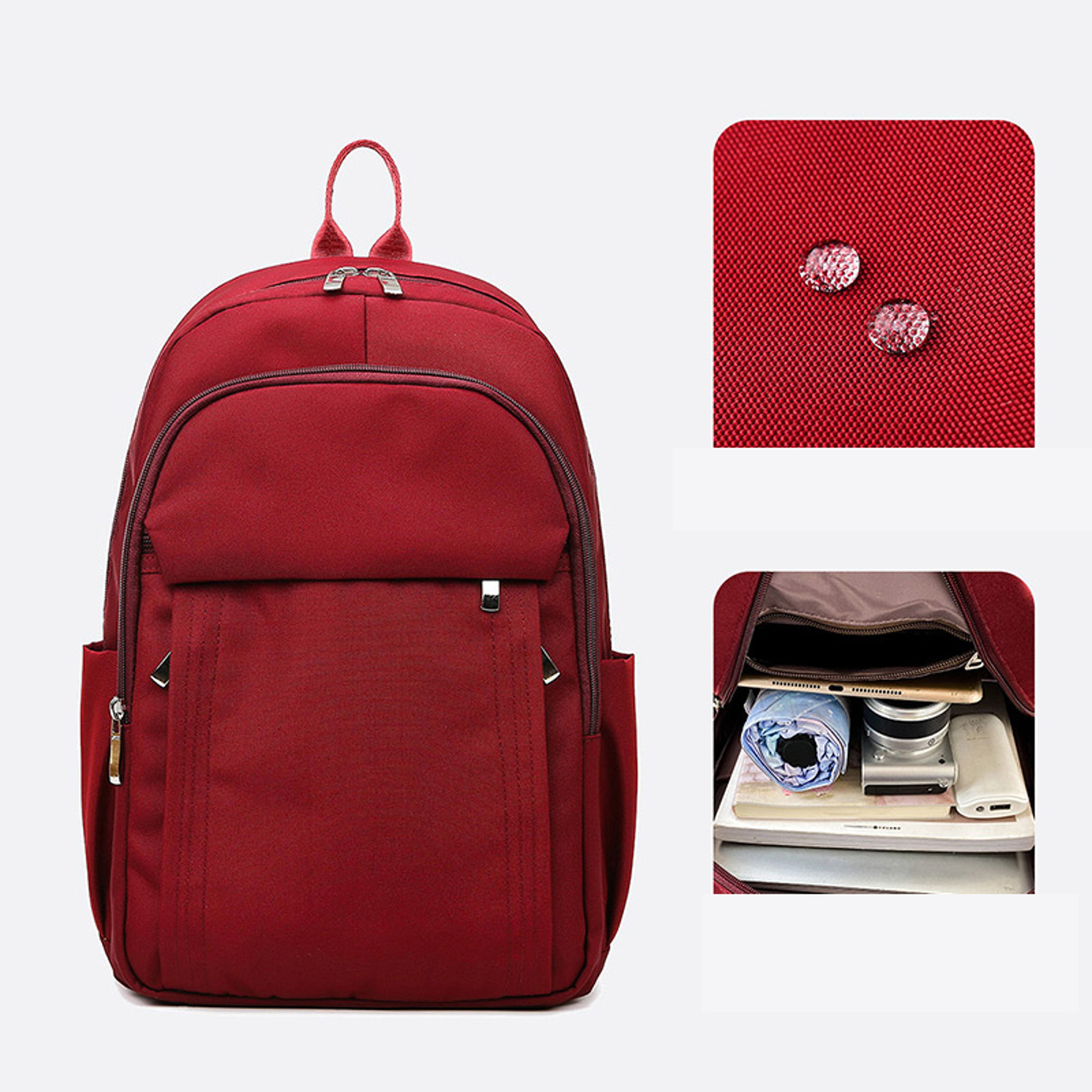 Korean Style Large Capacity College Backpack 8