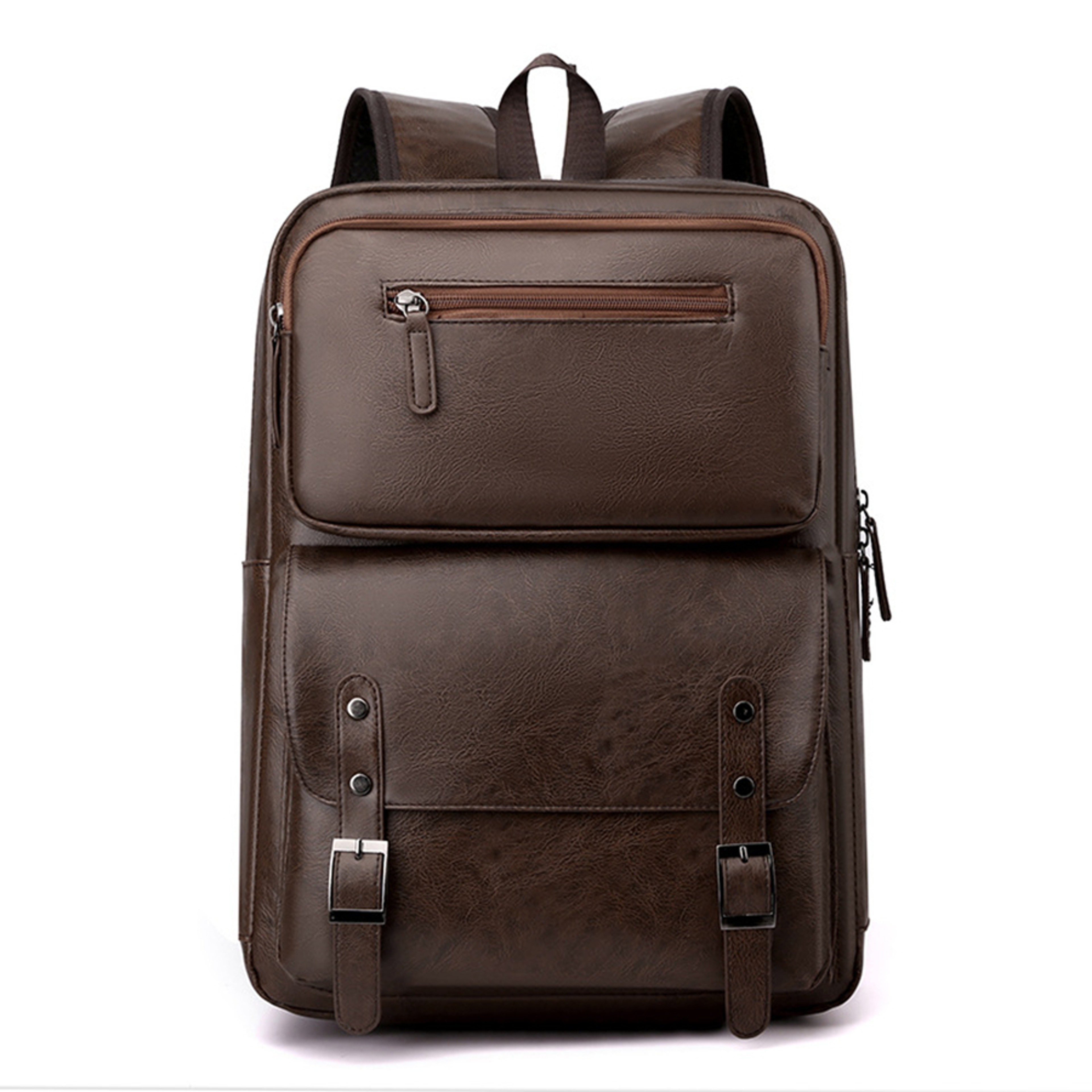 Urban Edge Mens PU Leather Laptop Backpack 2