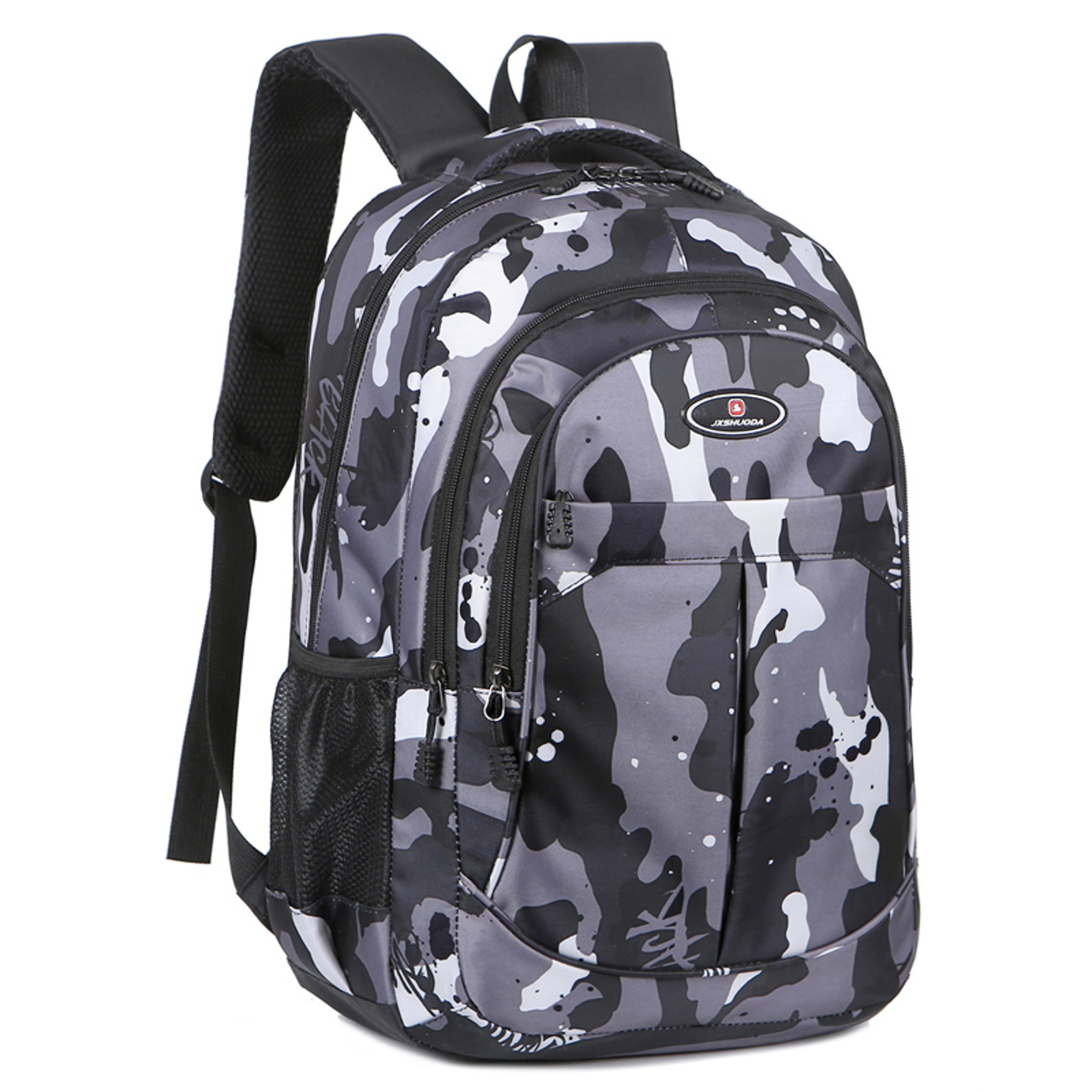 Large Capacity Lightweight Nylon Laptop Backpack For Men 7