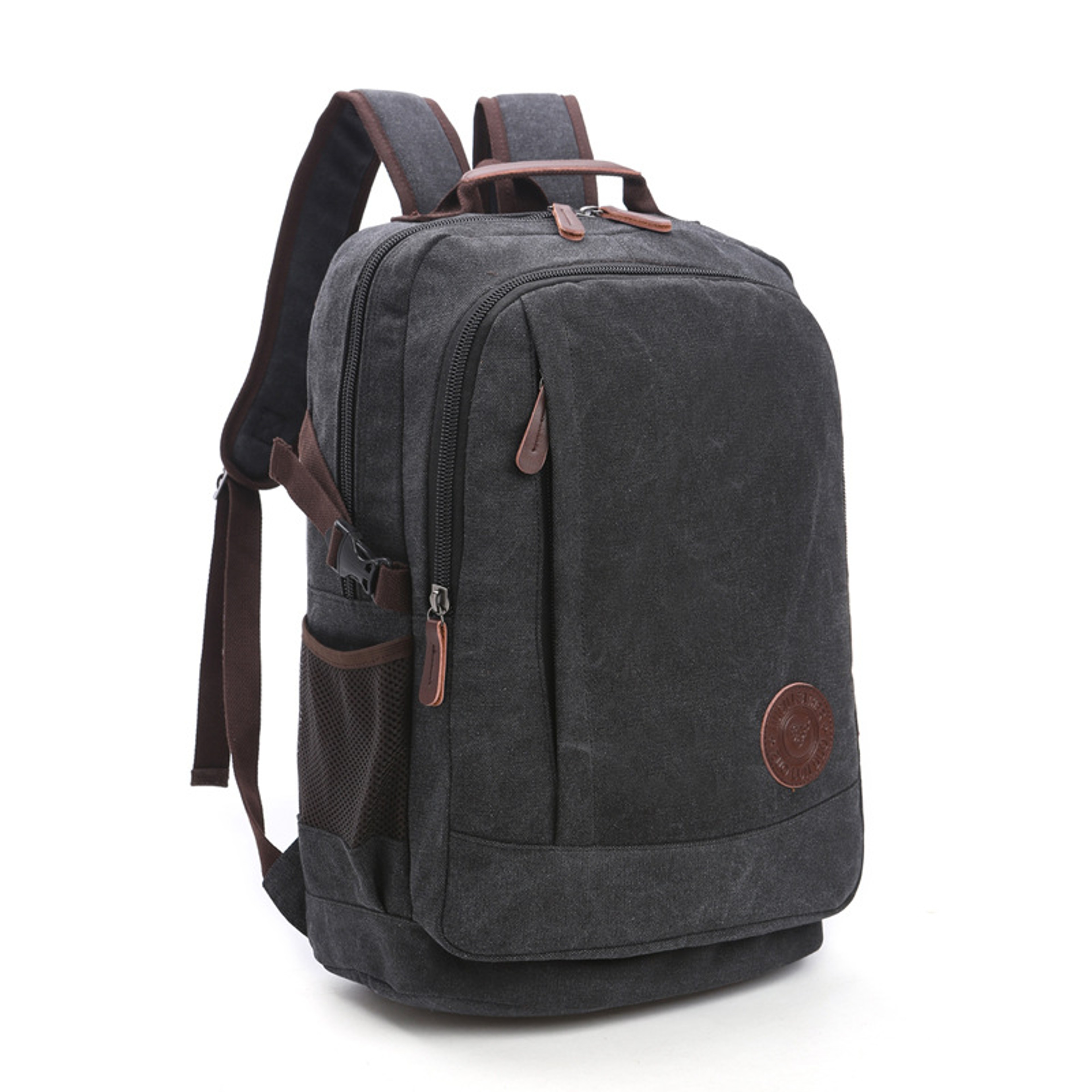 Large Capacity Canvas Laptop Backpack 0