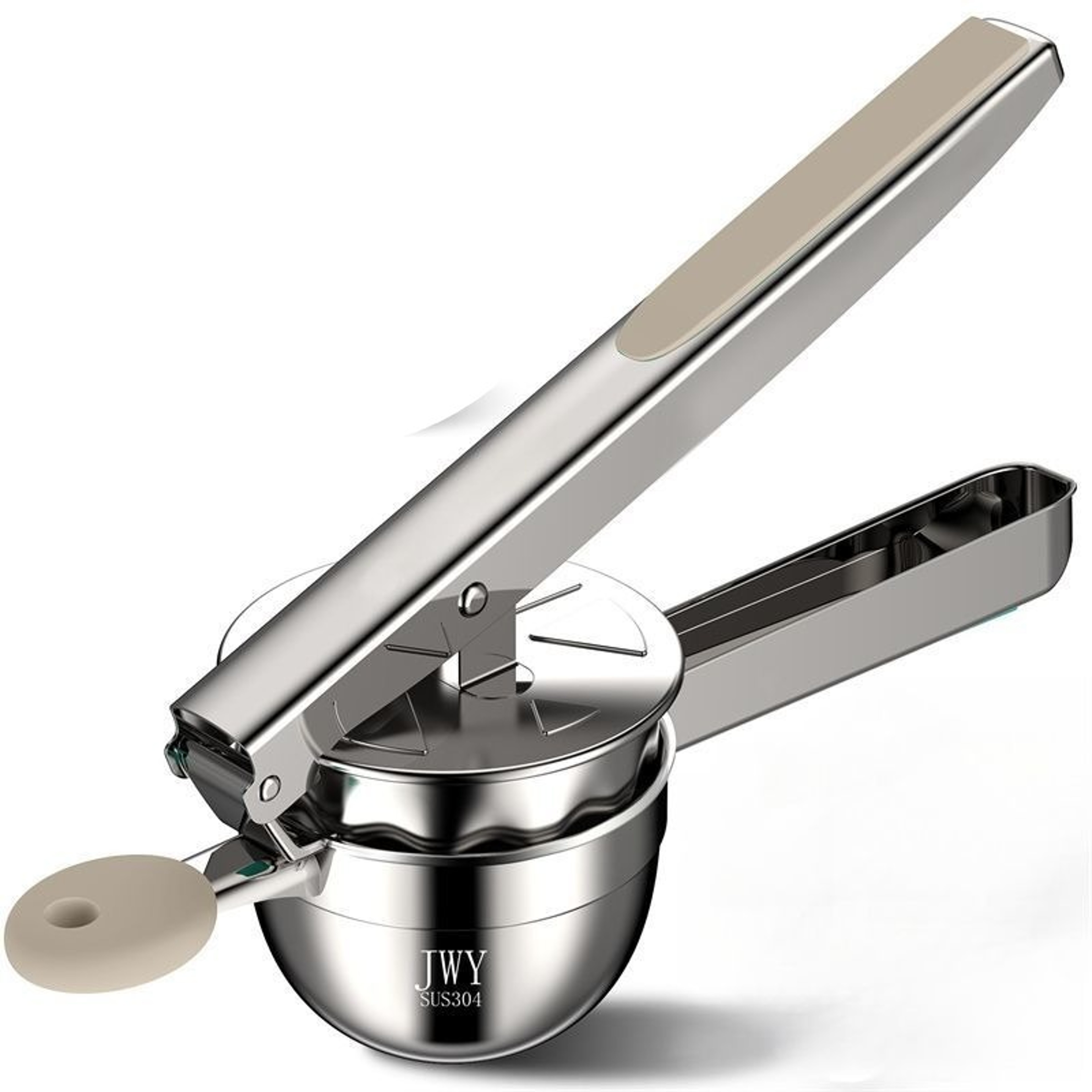 FreshPress Manual Citrus Juicer Stainless Steel Lemon And Orange Hand Press 2