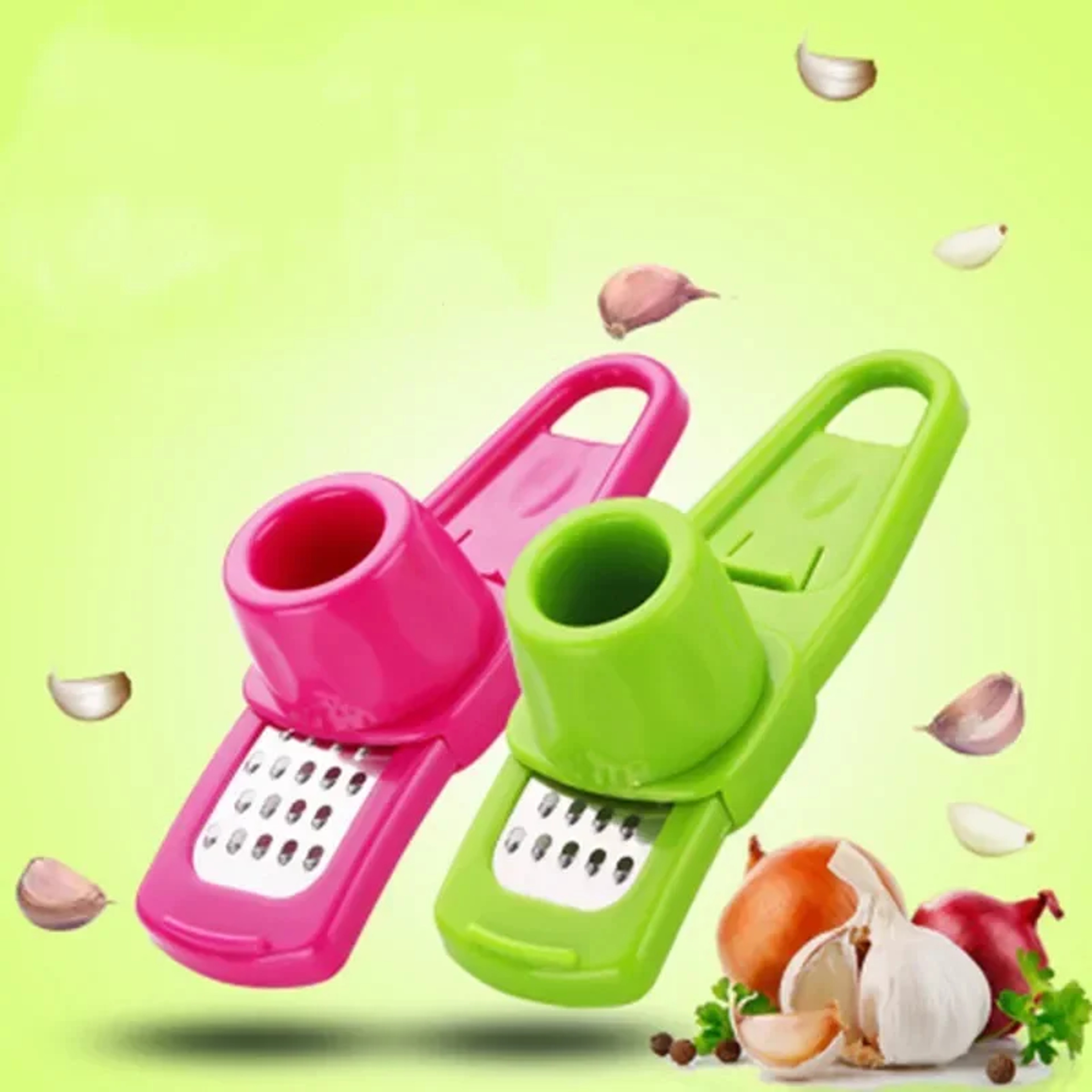 Quick Prep Manual Garlic Press And Ginger Grinder 0