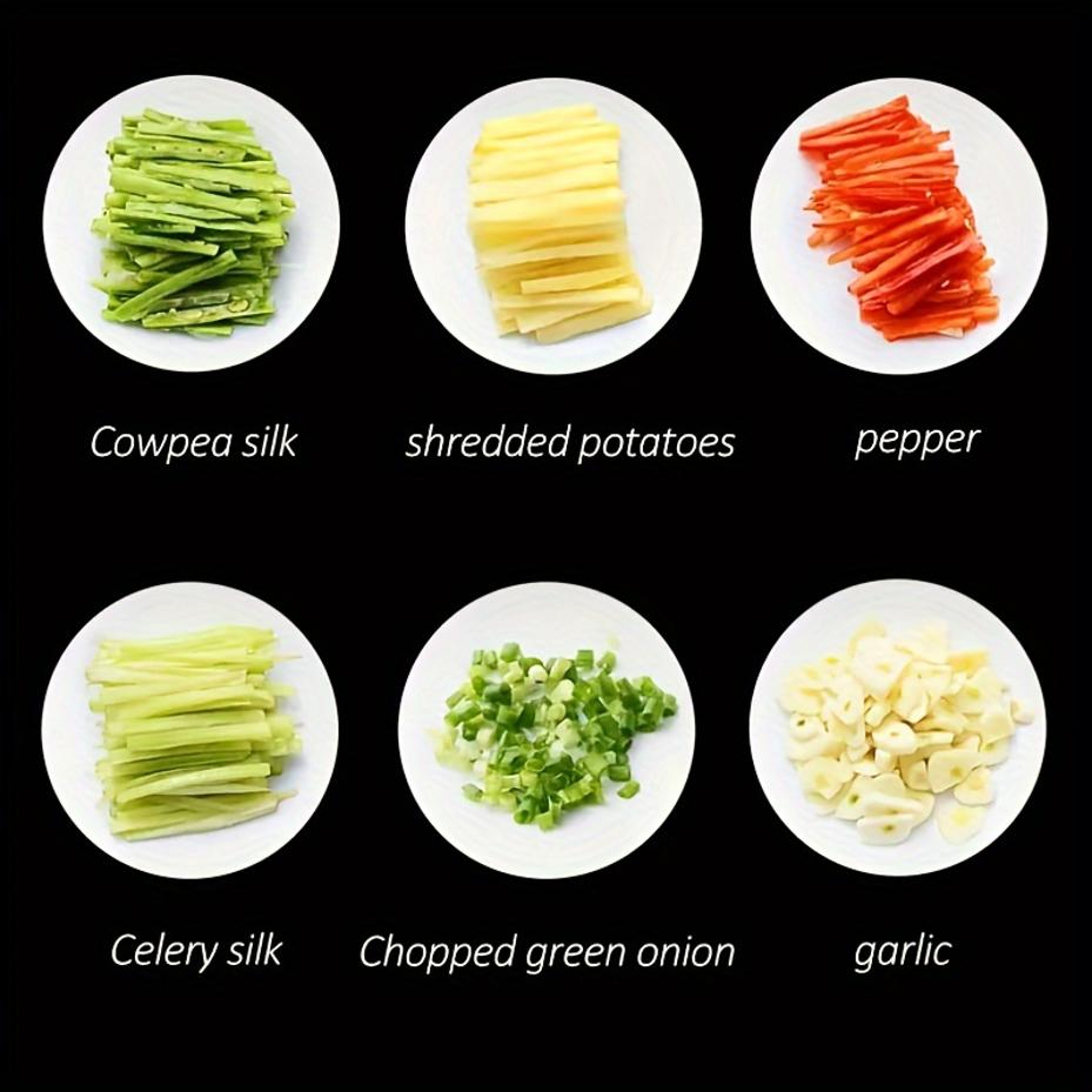 Stainless Steel Green Onion Shredder And Garlic Cutter 2