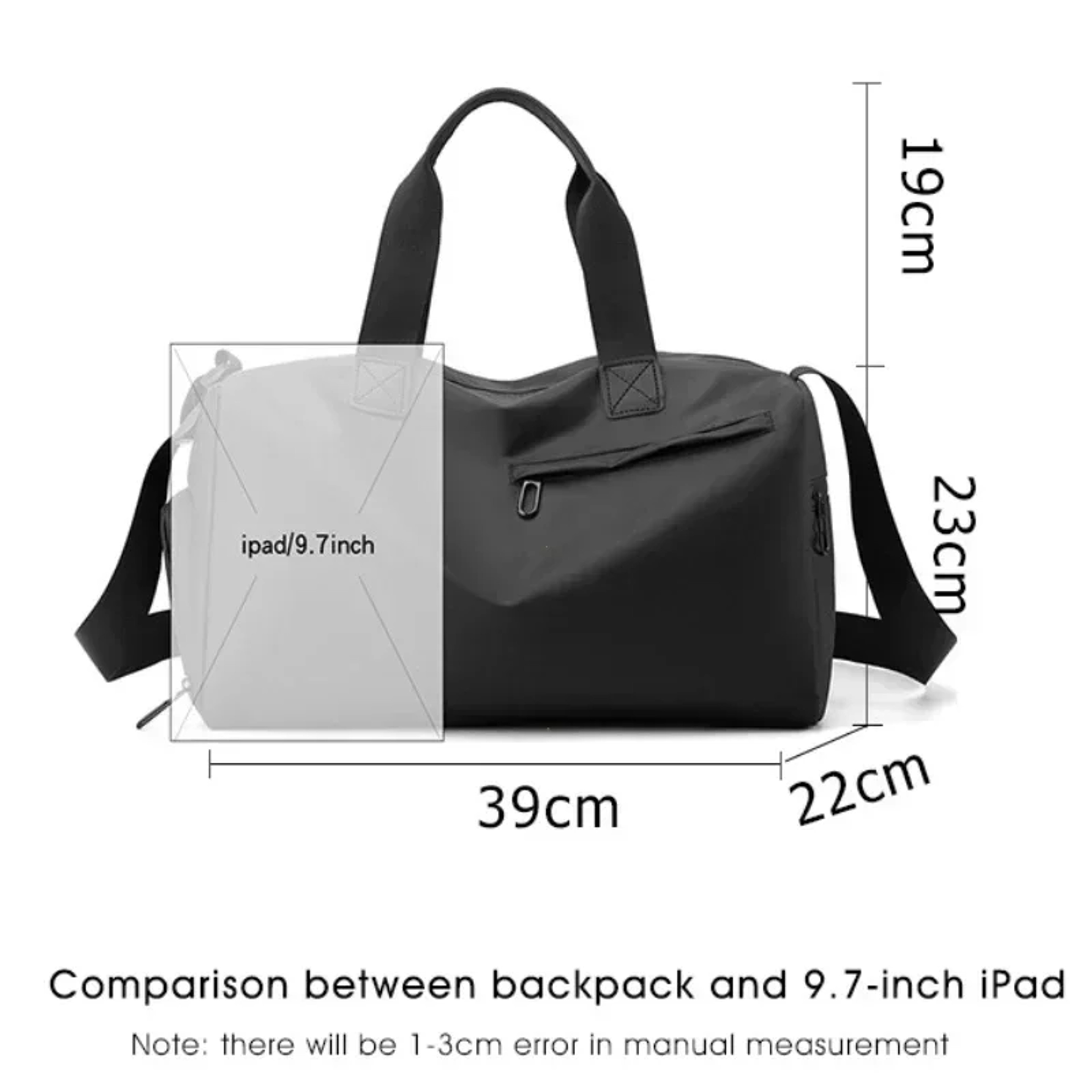 Waterproof Large Capacity Weekender Gym Duffel Bag 10