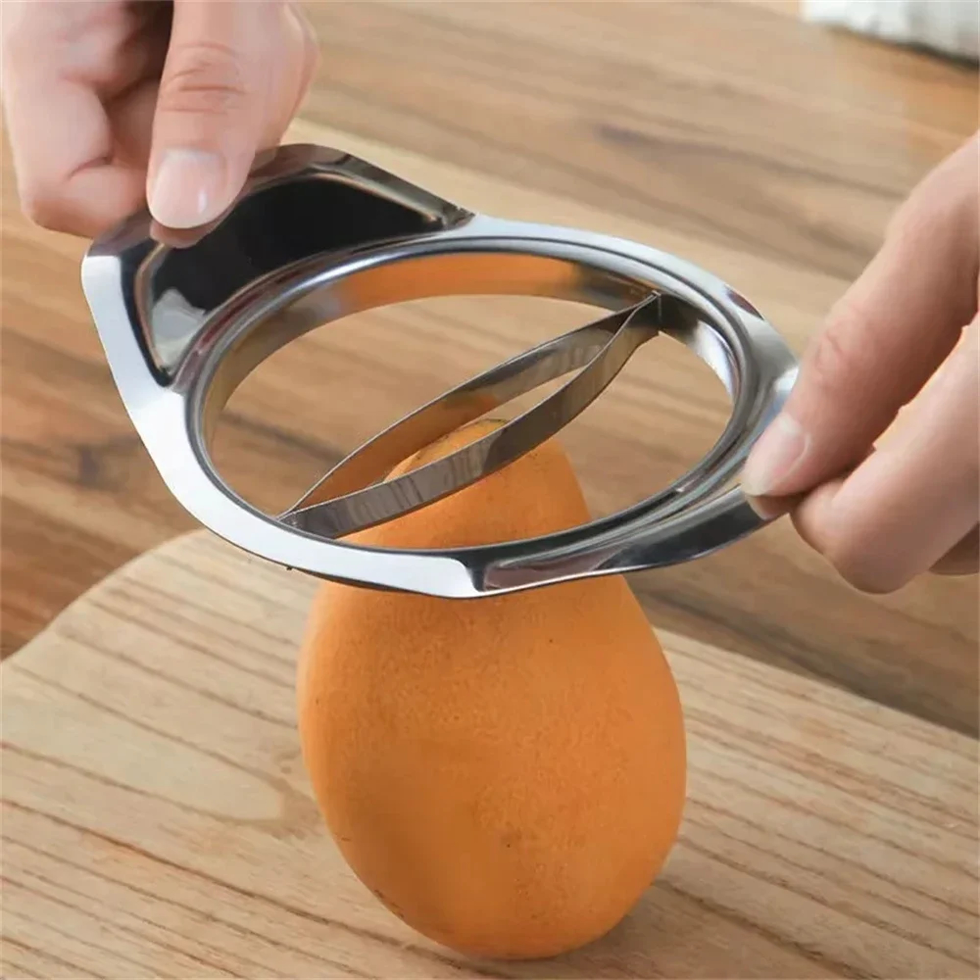 Stainless Steel Mango Cutter and Apple Slicer Fruit Divider Tool – view 1