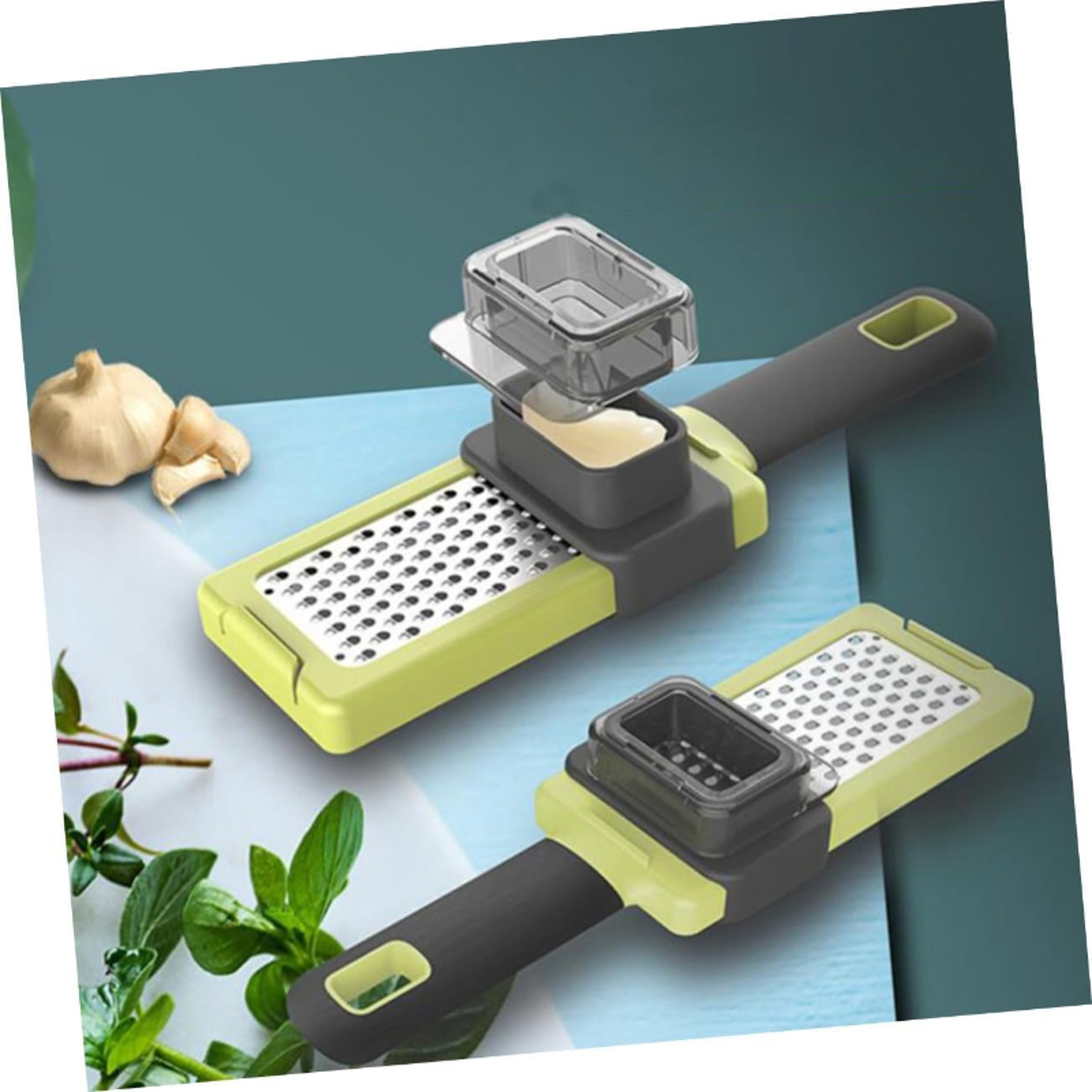 Manual Vegetable Grater and Garlic Chopper Multifunction Kitchen Slicer – view 3