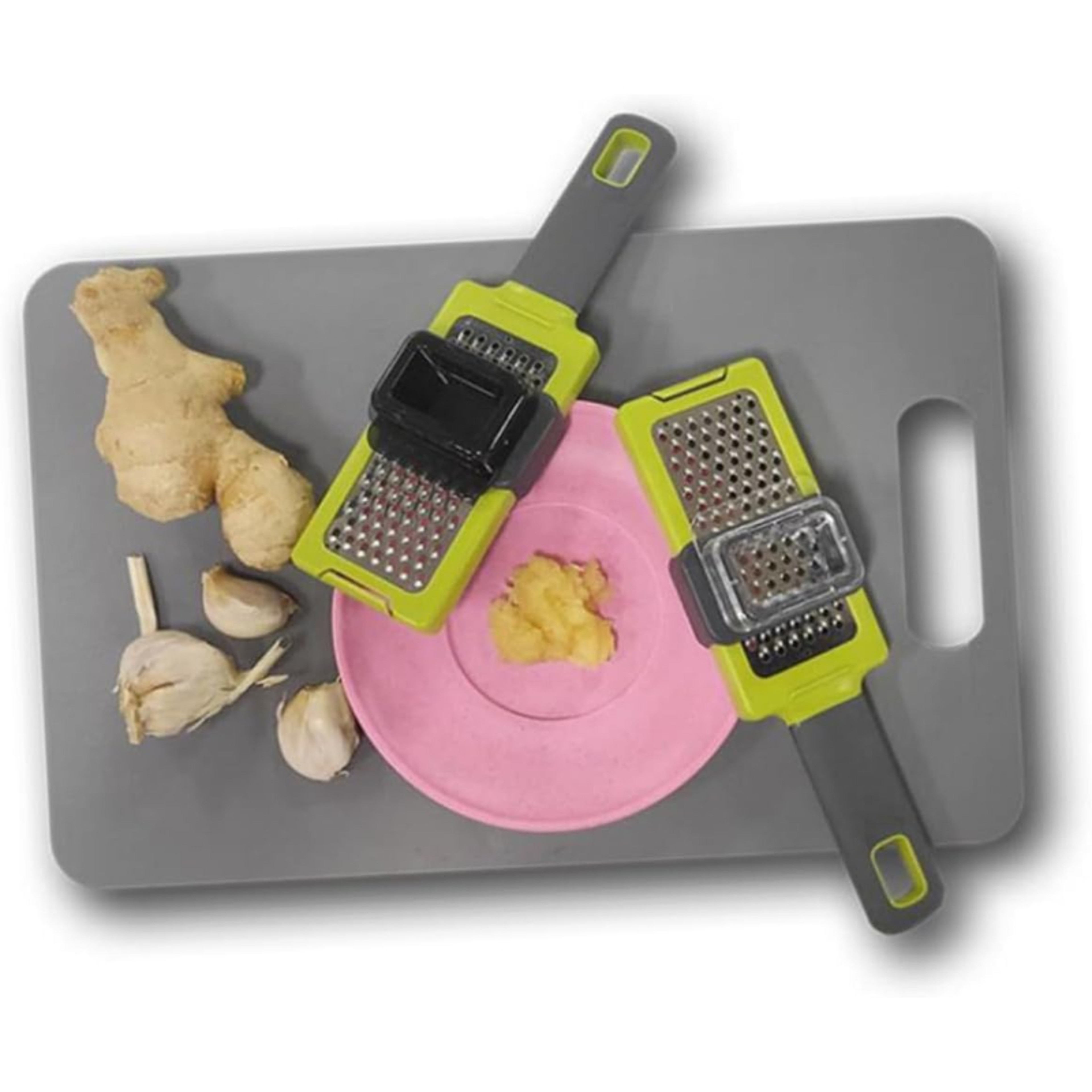 Manual Vegetable Grater and Garlic Chopper Multifunction Kitchen Slicer – view 4