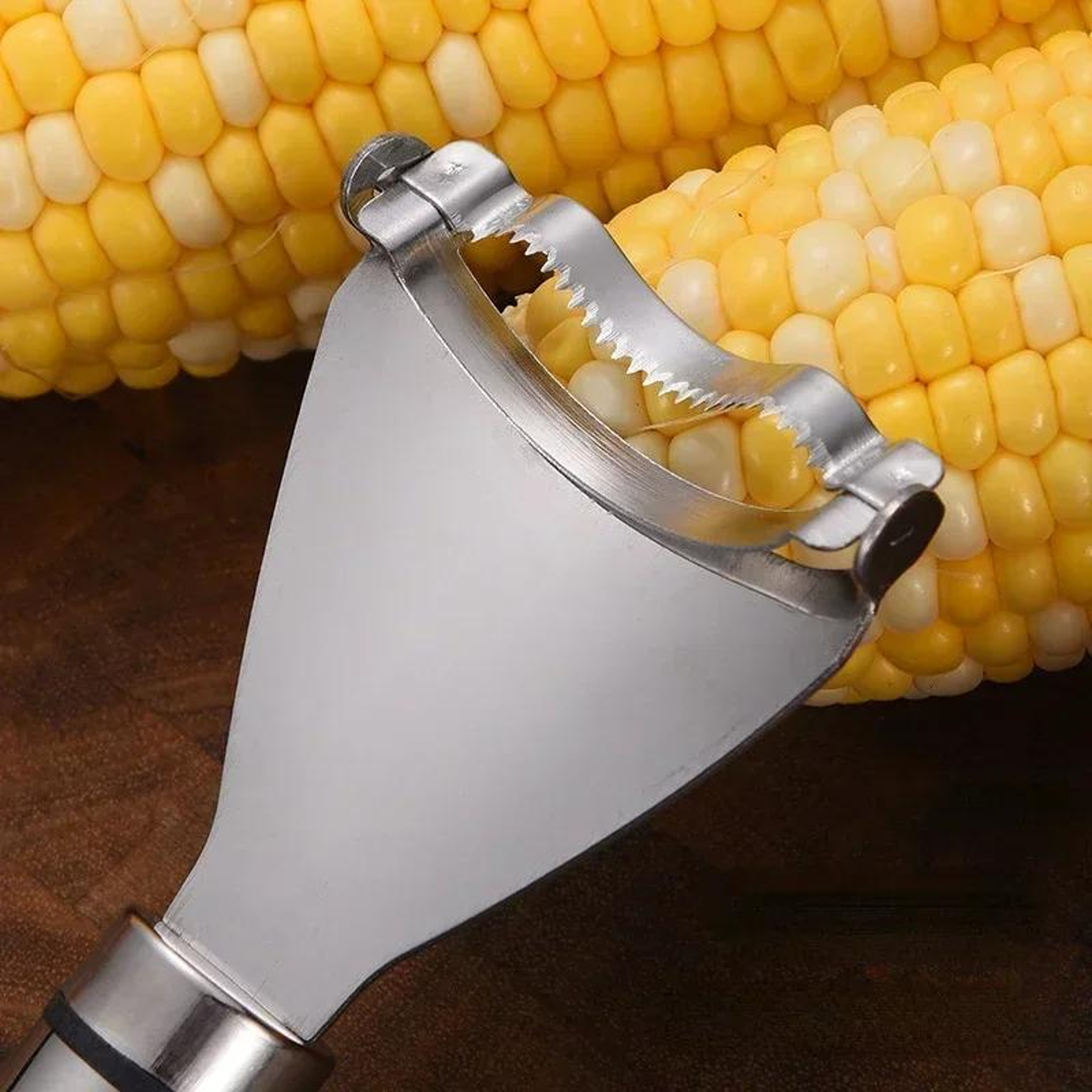 Stainless Steel Corn Stripper And Corn Kernel Remover 3