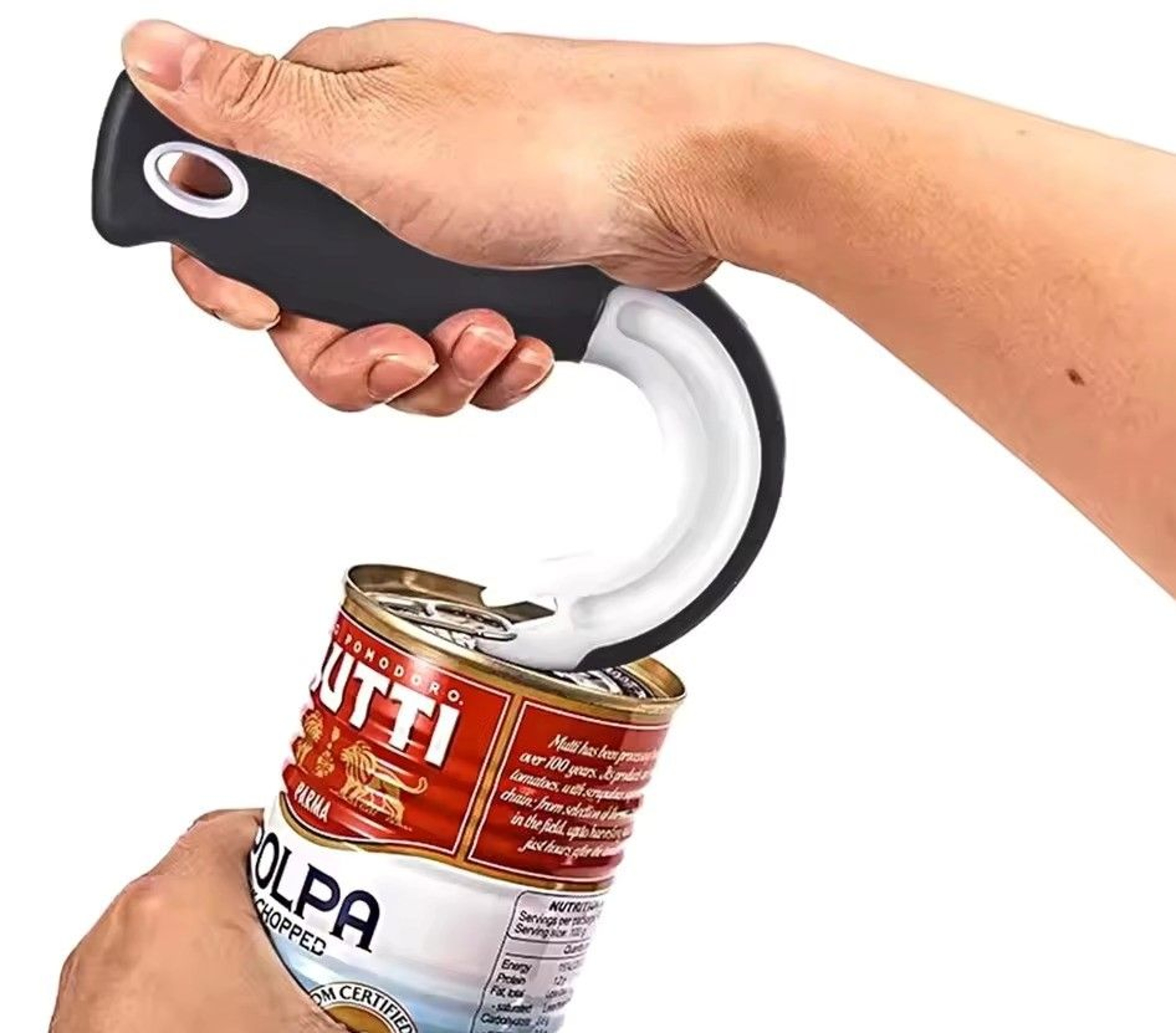 Easy Grip Hook Can Opener And Bottle Opener Kitchen Tool 0