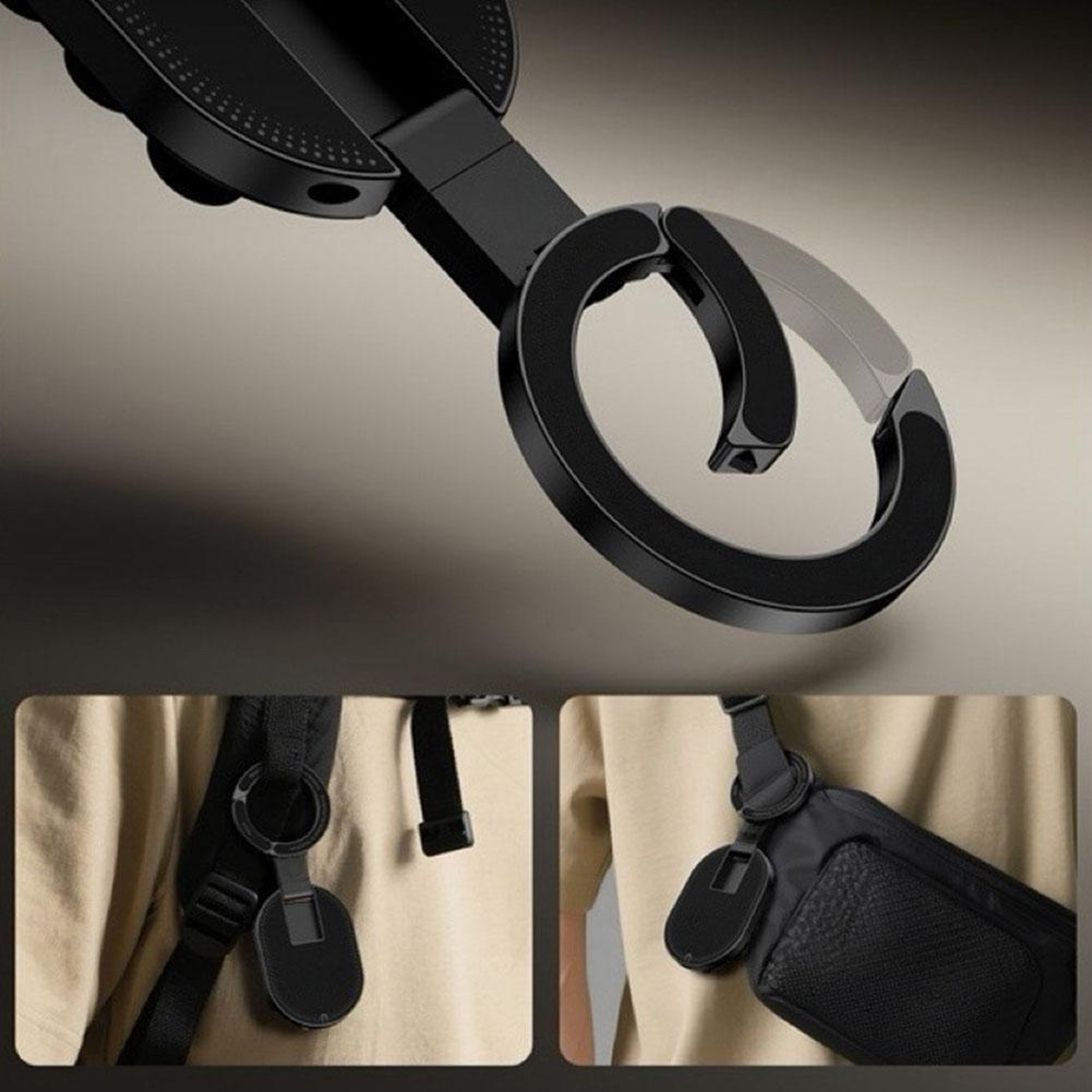 Foldable Magnetic Suction Phone Holder With Rotation 6