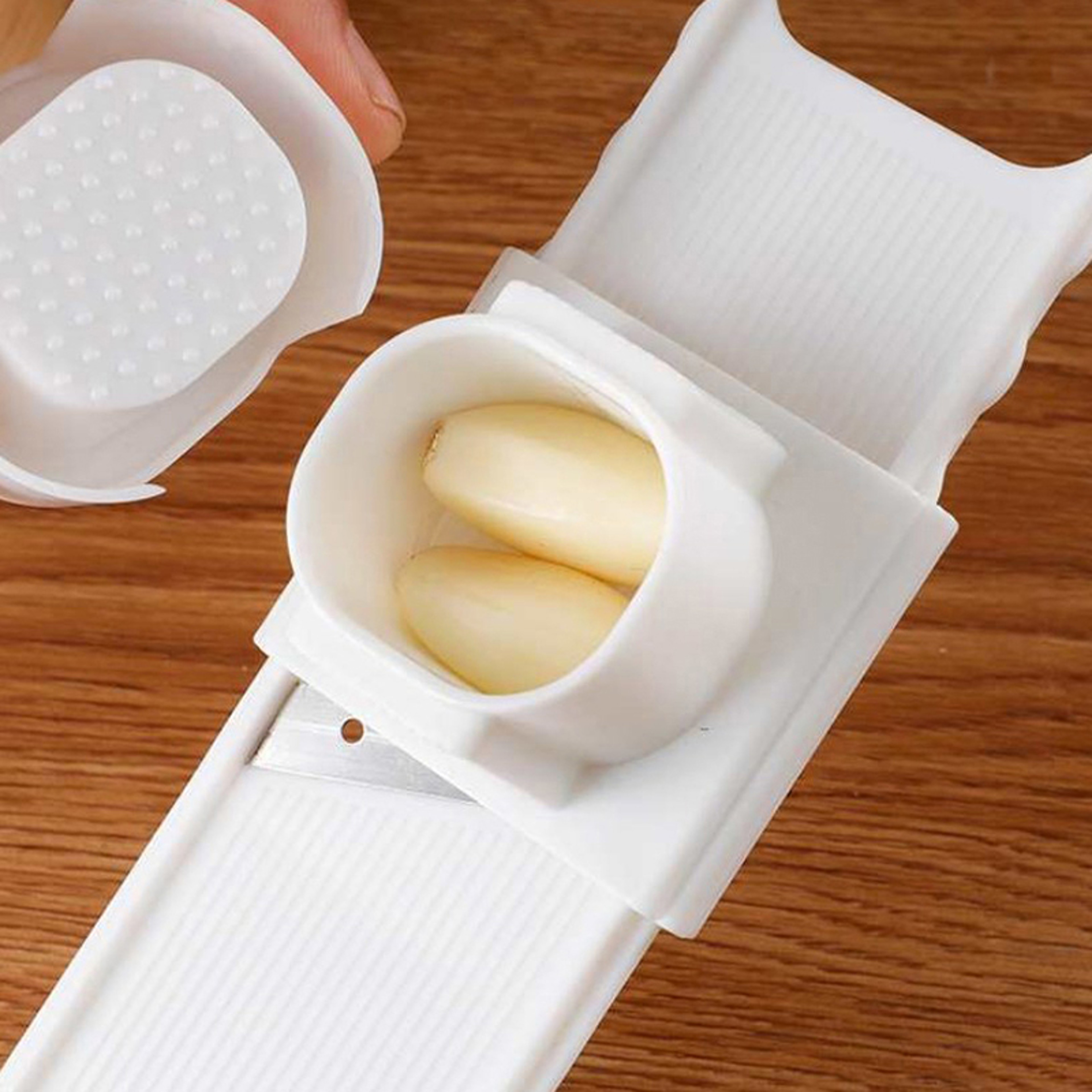 Manual Garlic Chopper and Ginger Slicer for Quick Food Prep – view 5