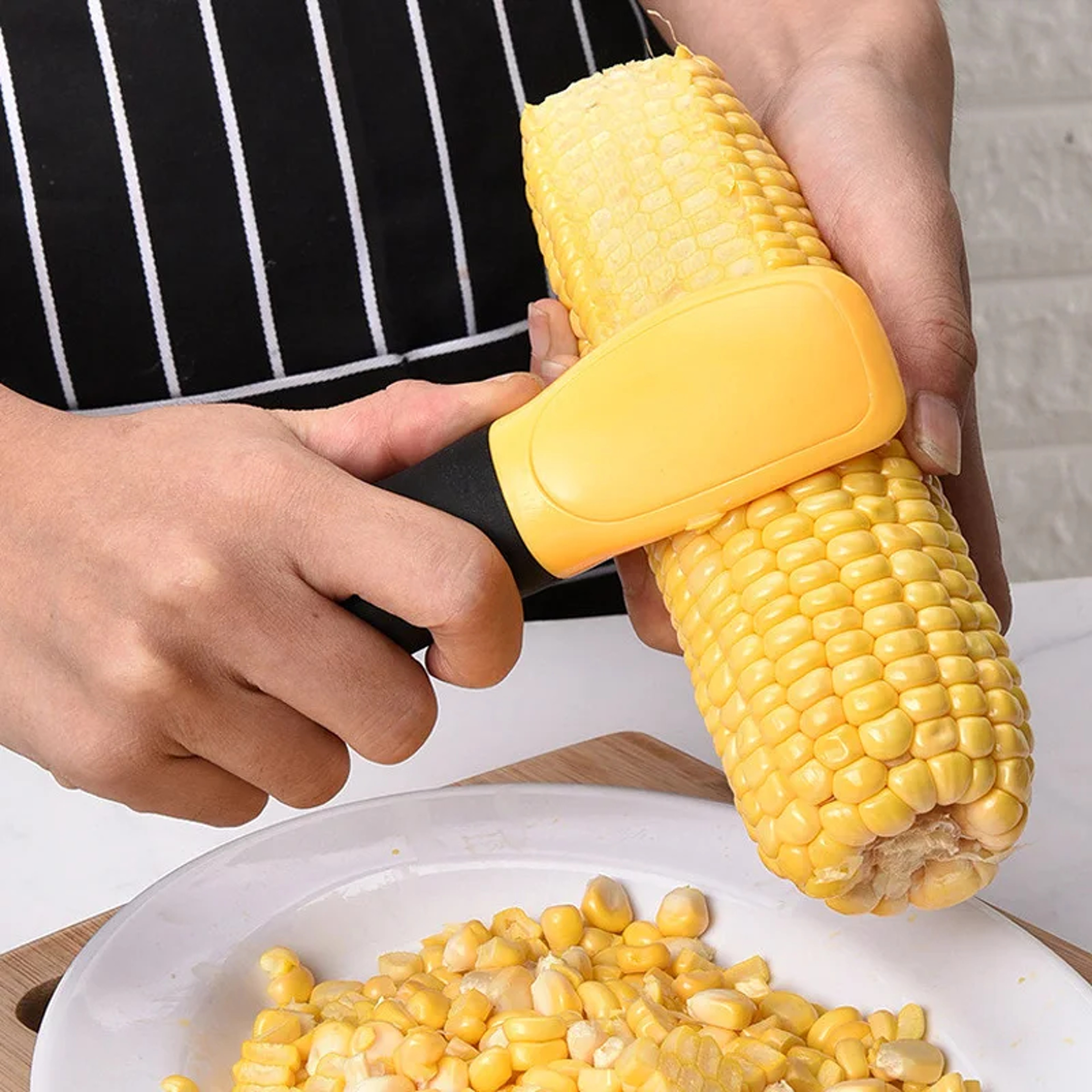 Stainless Steel Corn Peeler and Corn Kernel Remover – view 4