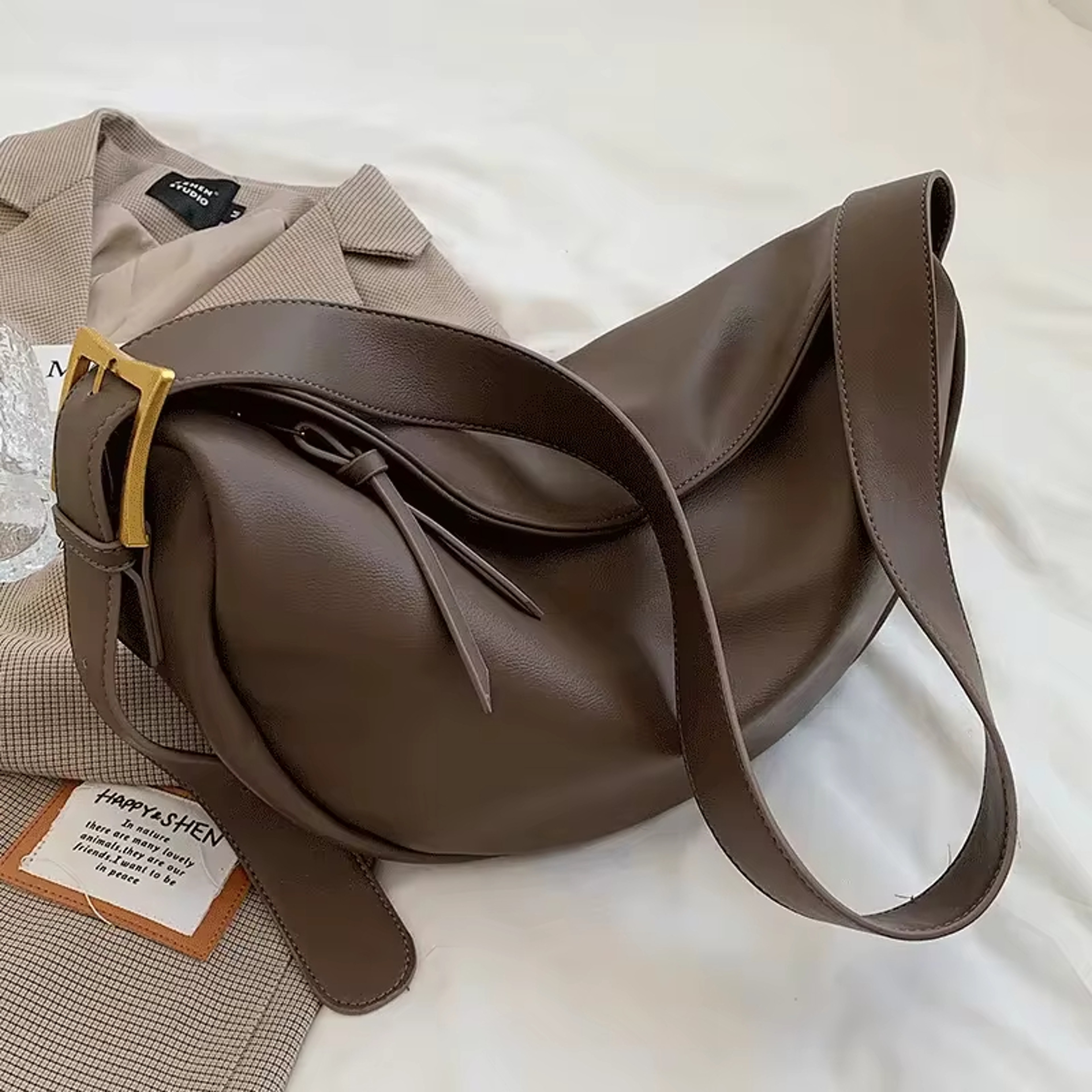 Everyday Elegance Large Crossbody Hobo Bag For Women 5