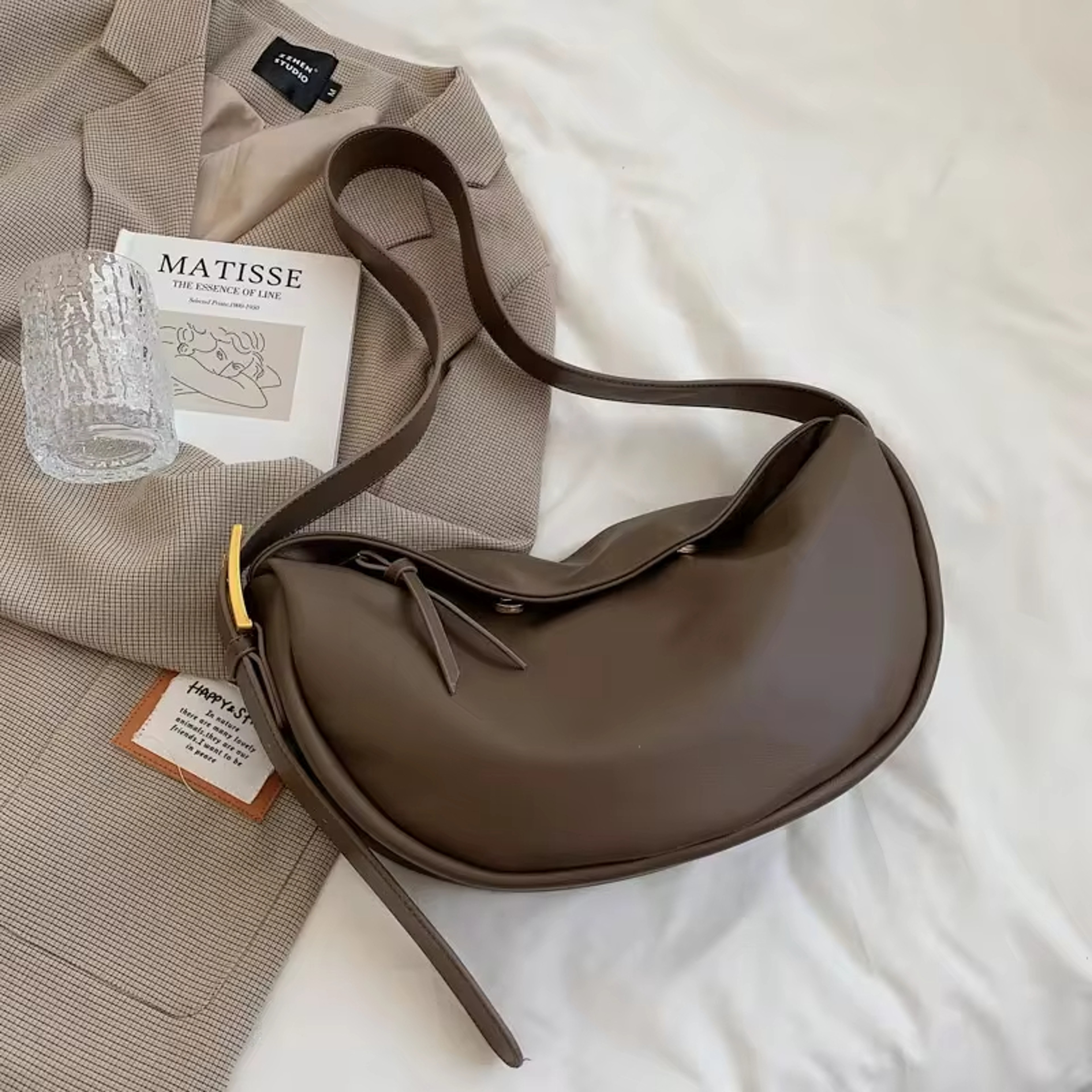 Everyday Elegance Large Crossbody Hobo Bag For Women 1