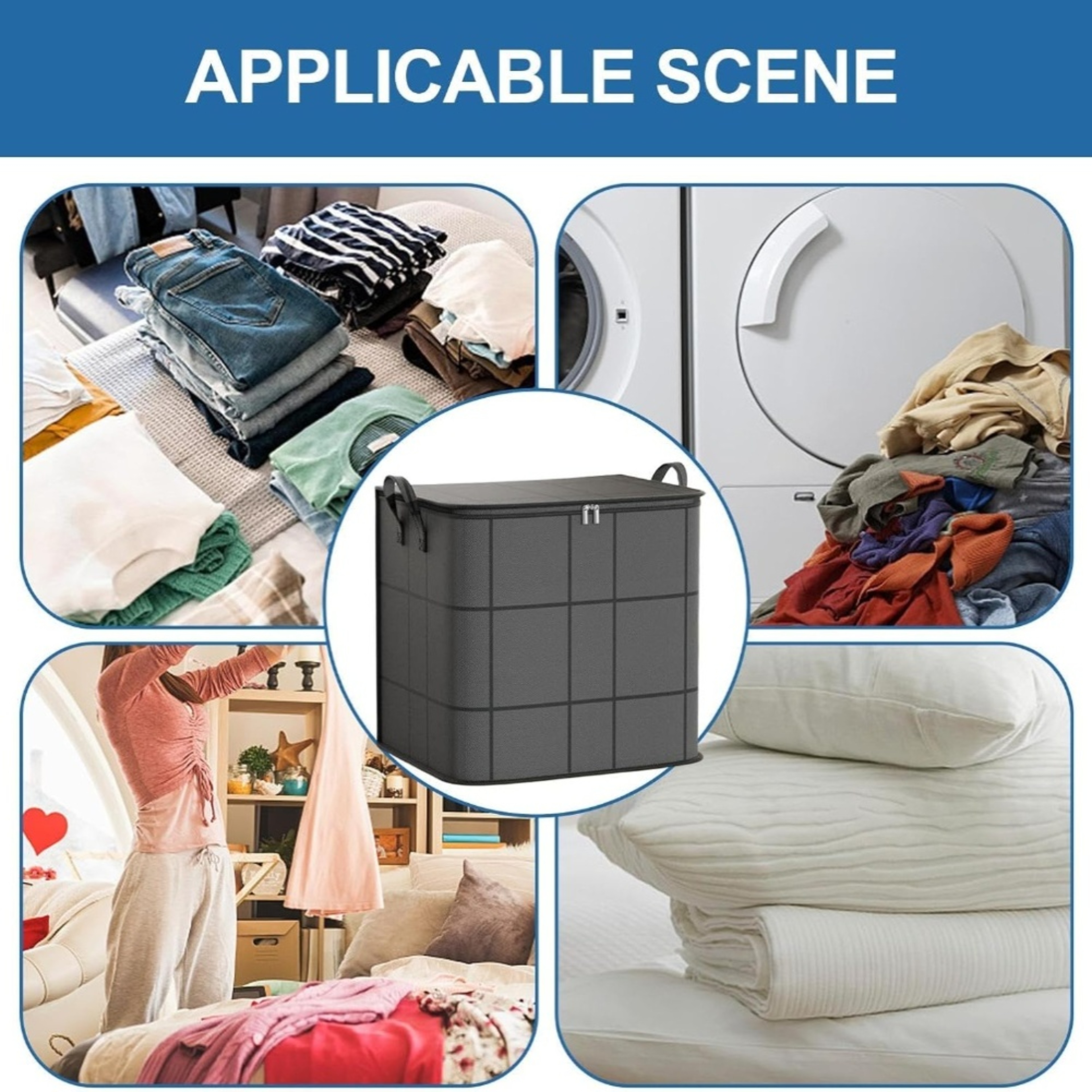 Zippered Clothes and Bedding Storage Bags – view 6