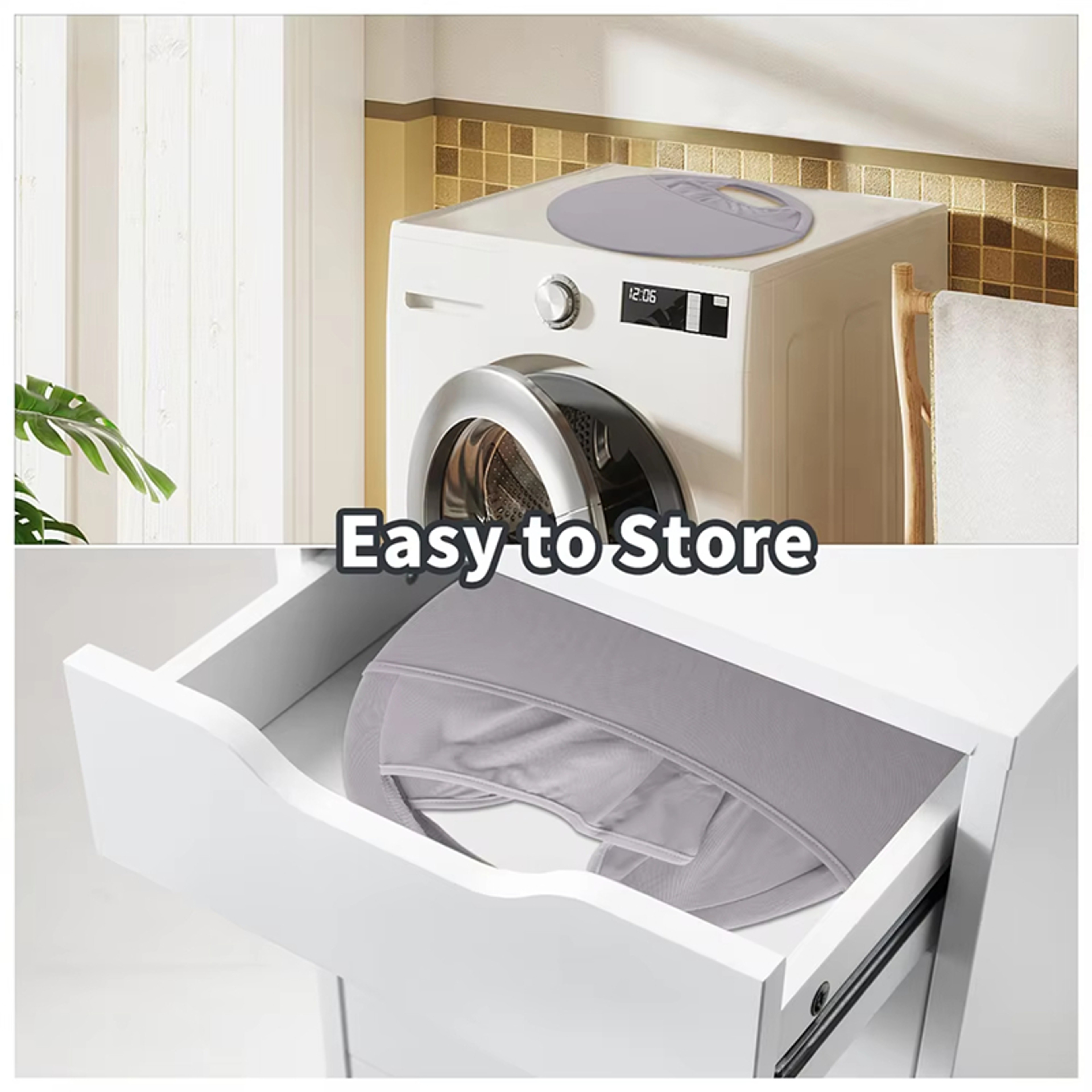 Space Saving Collapsible Laundry Basket And Pop Up Laundry Hamper For Home And Travel 9