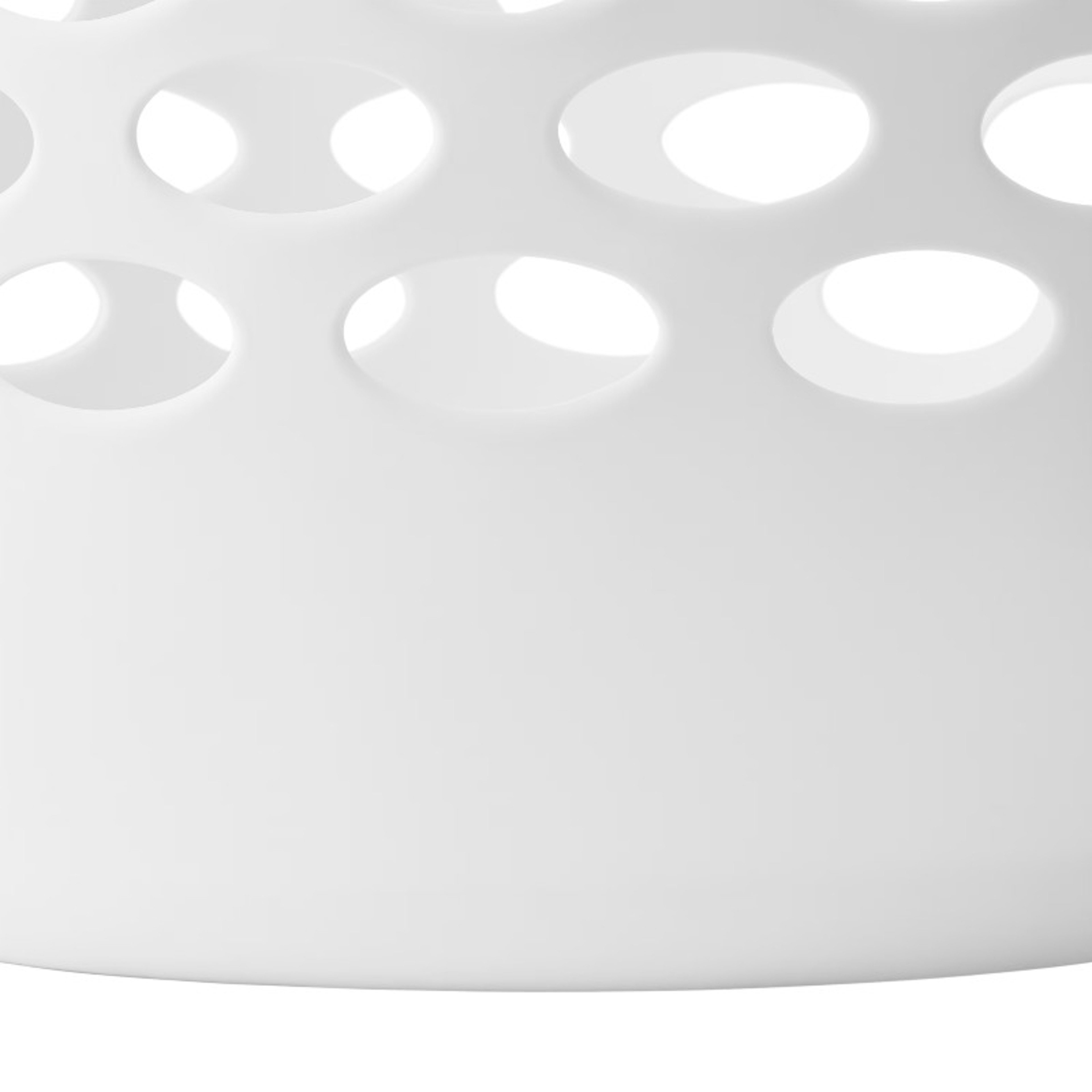 Round Plastic Laundry Hamper with Handles – view 4