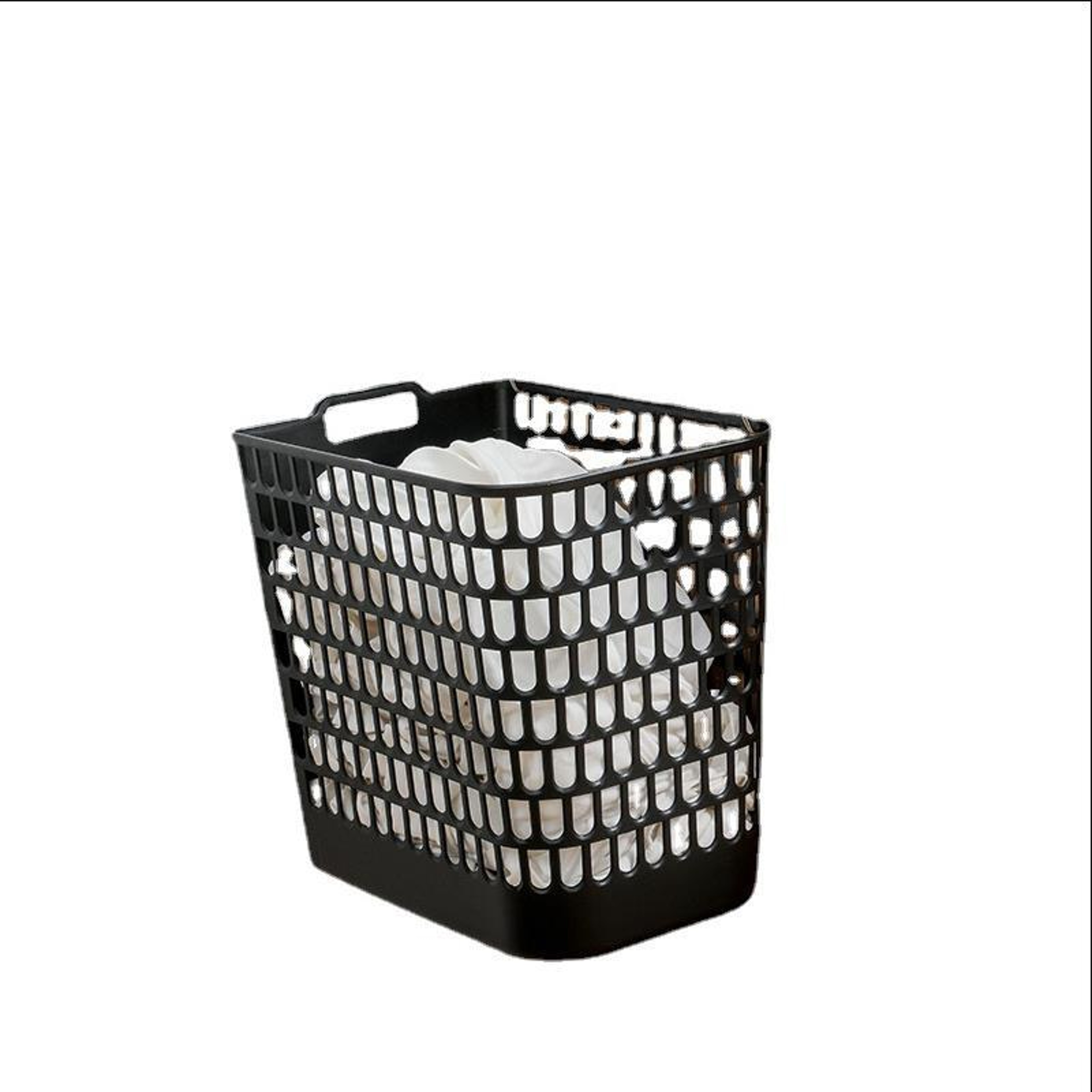 Large Wall Mounted Laundry Basket Space Saving Plastic Storage Organizer 3