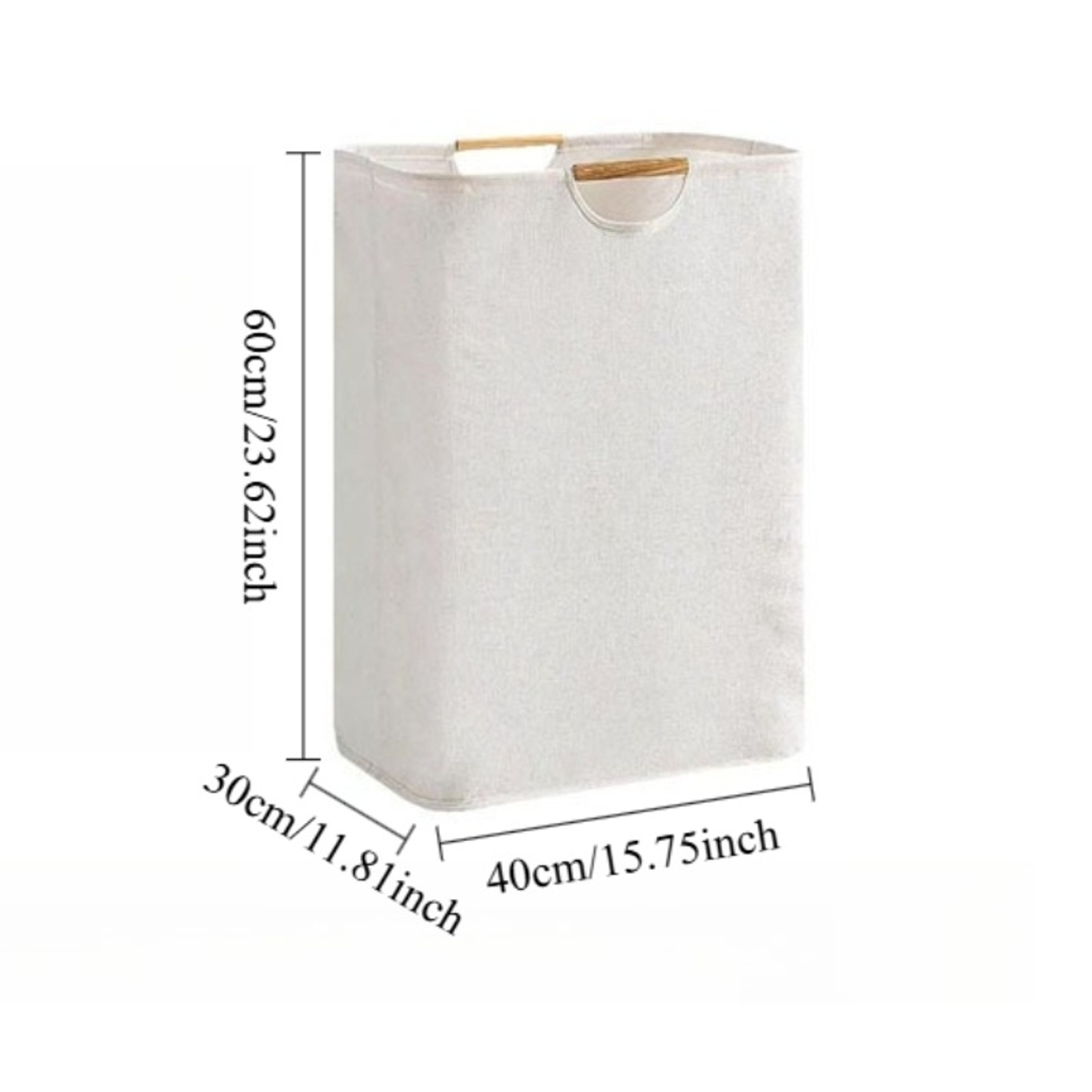 Cotton Linen Foldable Laundry Hamper Large Capacity Clothes And Toy Storage Basket 6