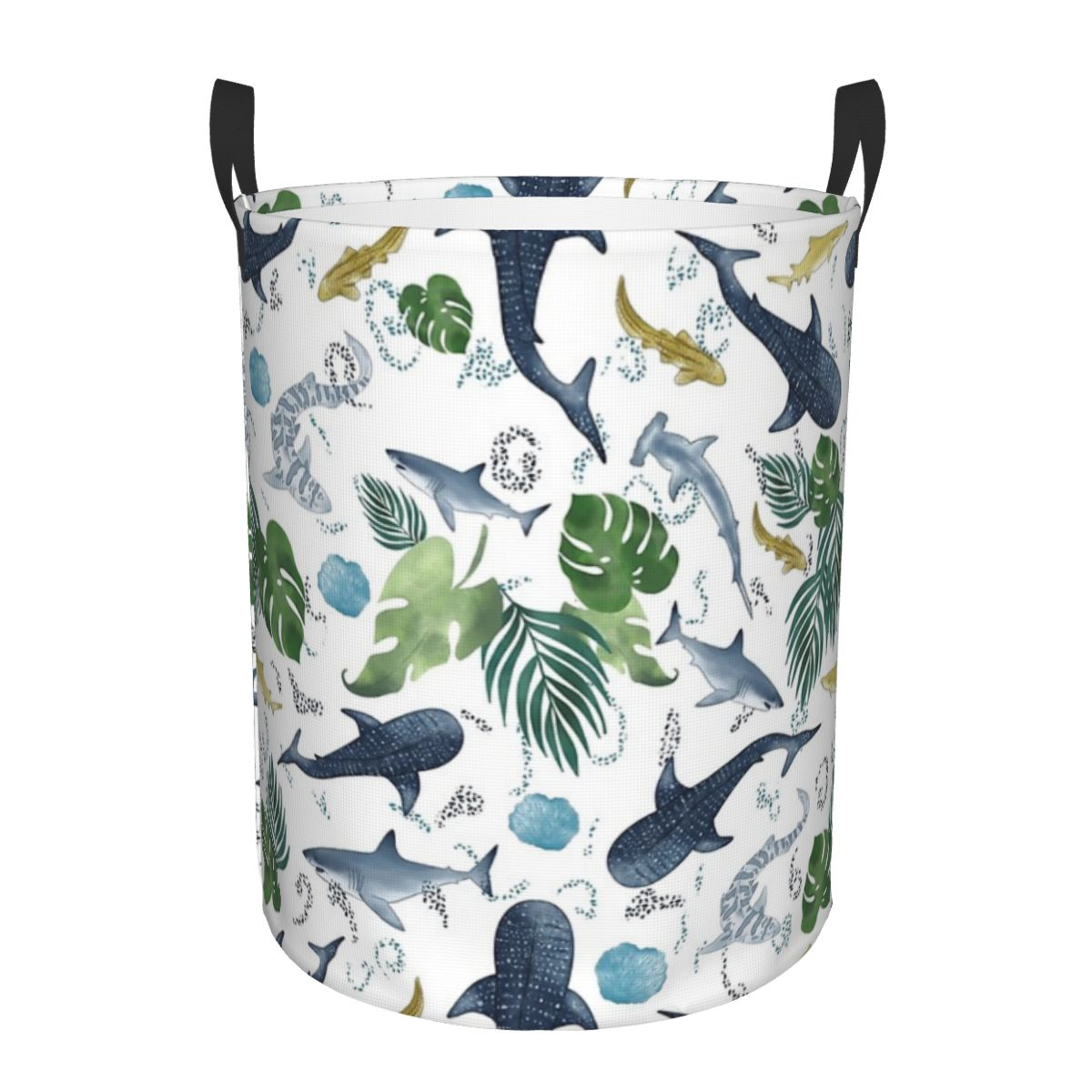 Foldable Shark Laundry Hamper Waterproof Basket For Clothes And Toy Storage 3