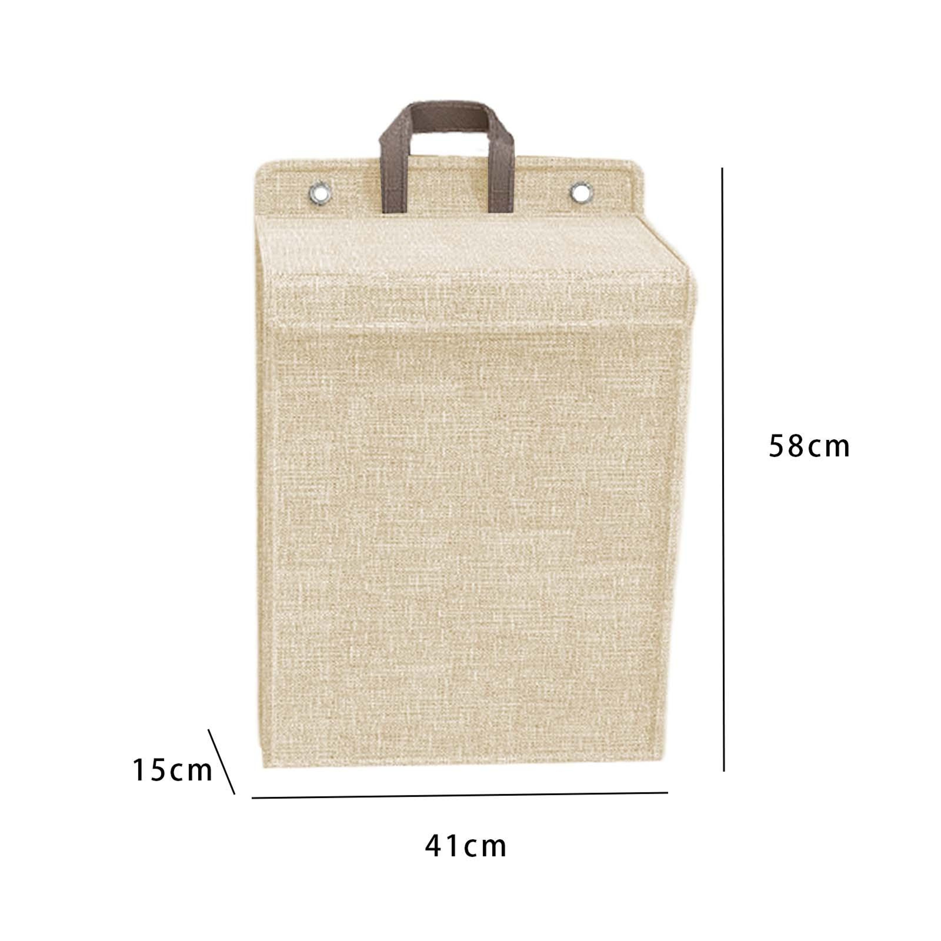 Space Saving Hanging Laundry Basket Dirty Clothes Organizer For Bedroom Nursery 5
