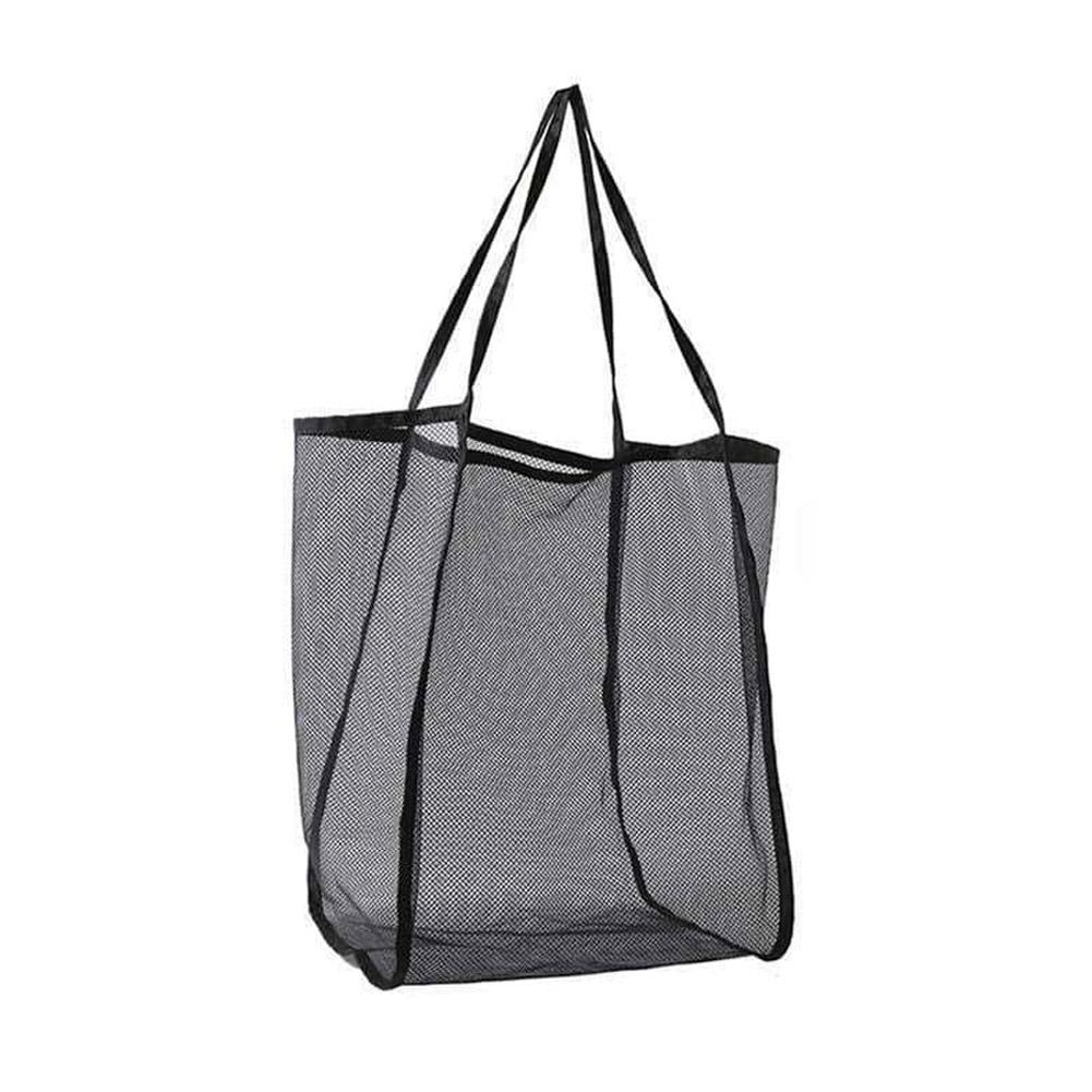 Lightweight Mesh Beach Tote Bag Large Capacity Foldable Beach Bag For Travel 1
