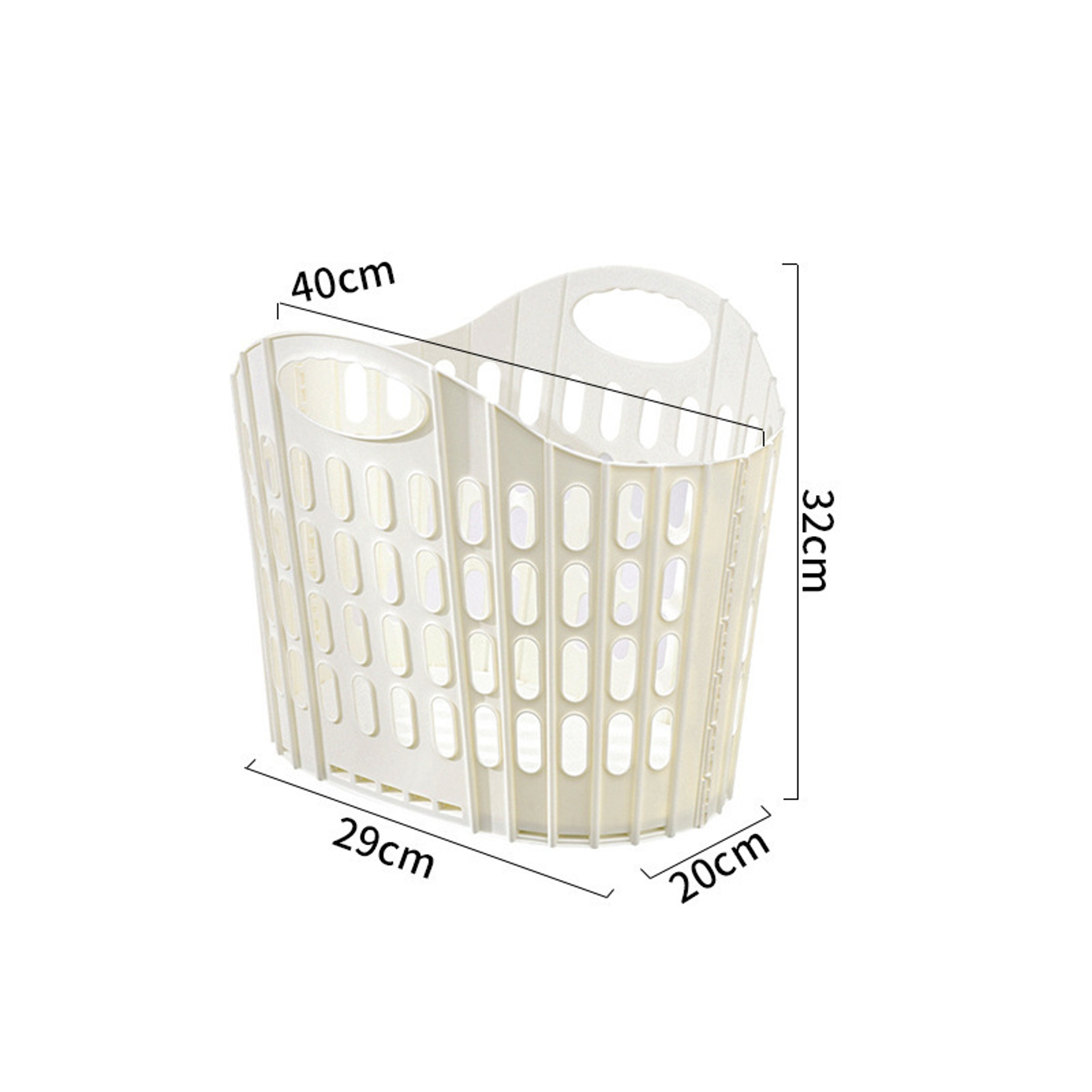 Wall Mounted Laundry Hamper Foldable Space Saving Clothes Basket 4