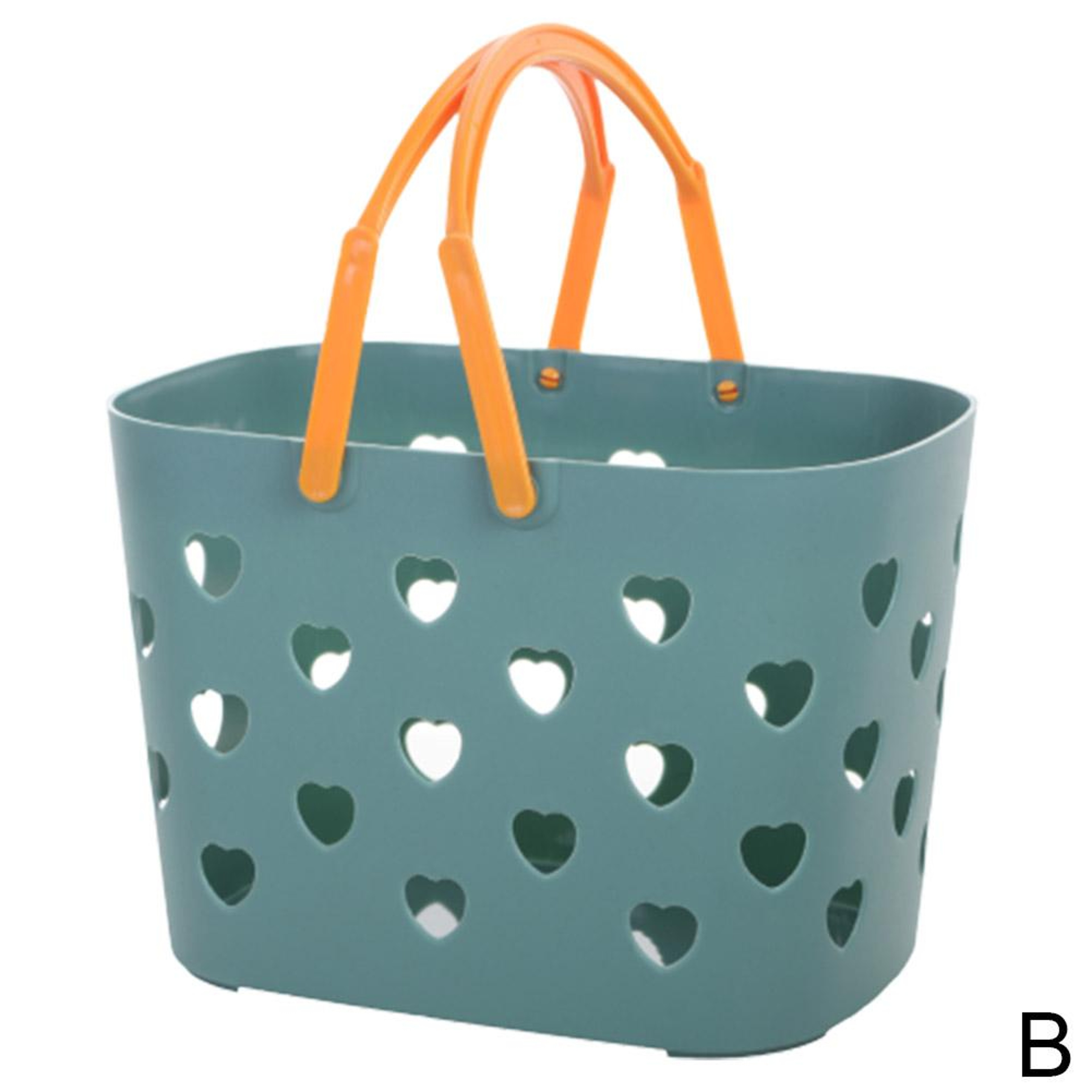Portable Shower Caddy With Drainage Holes Dorm Bathroom Organizer Basket 0