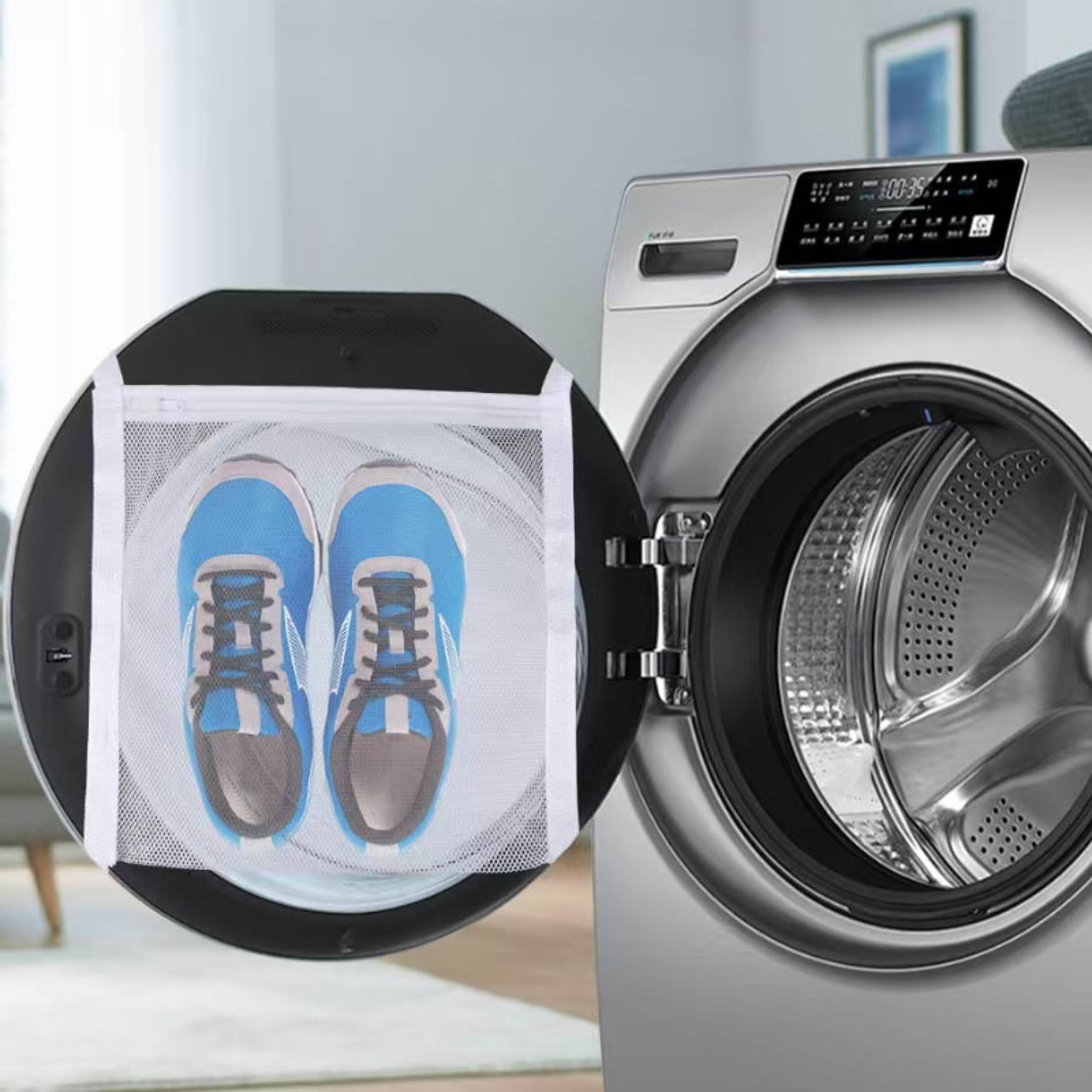 Sneaker Dryer Bag with Elastic Straps and Mesh Shoe Drying Holder – view 1