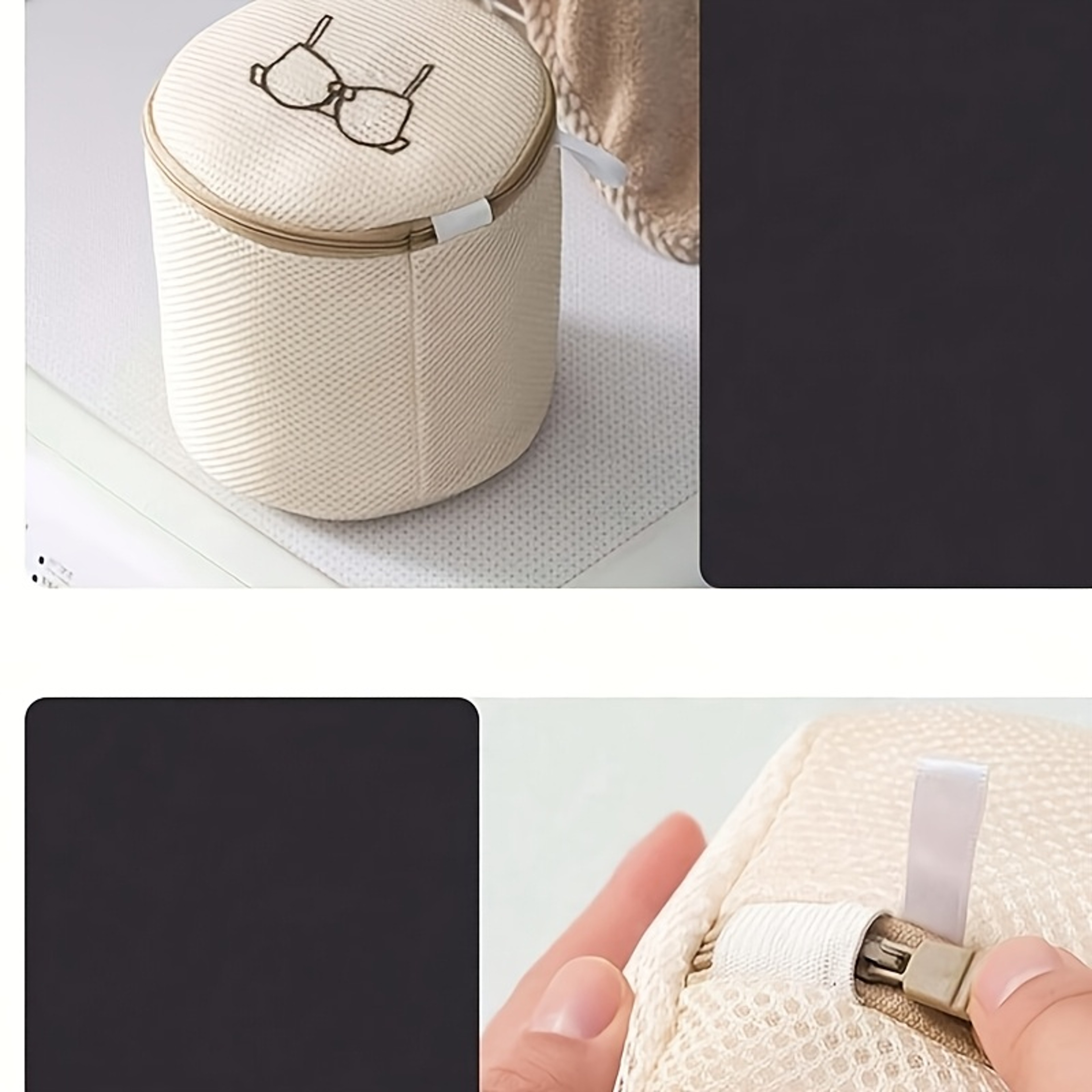 Anti Deformation Bra Laundry Bag Honeycomb Mesh Laundry Bag For Lingerie And Delicates 3