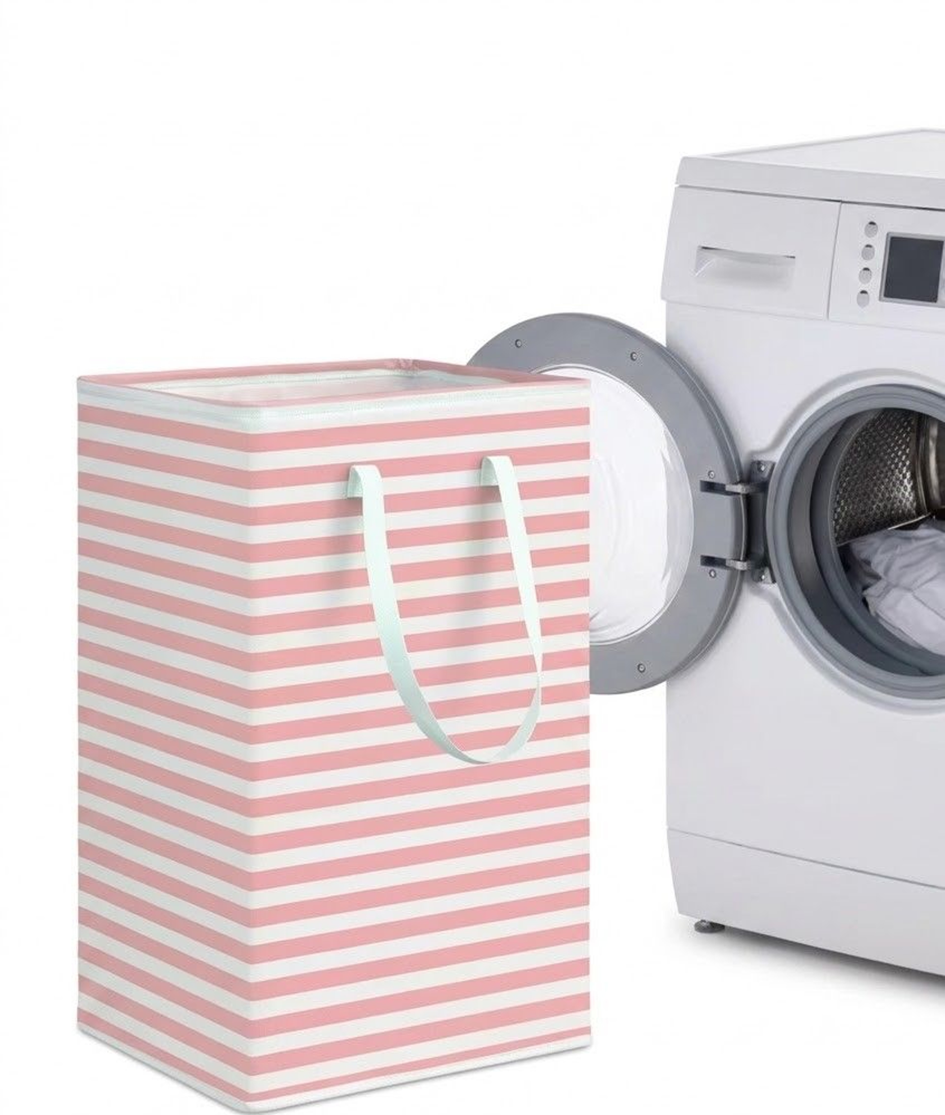 Waterproof Laundry Hamper With Handles Dirty Clothes Storage Basket 0