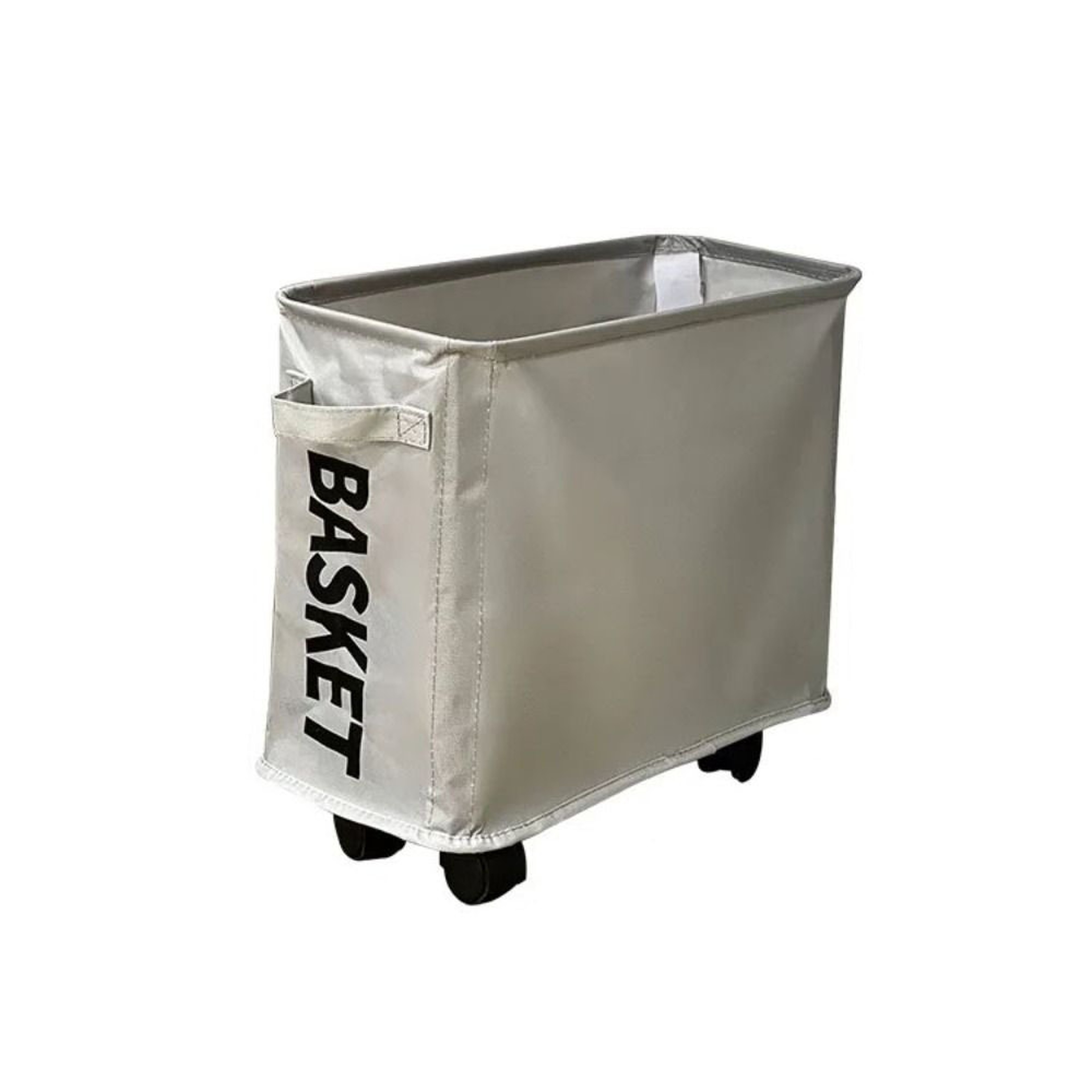 Foldable Rolling Laundry Hamper Waterproof Slim Basket 2