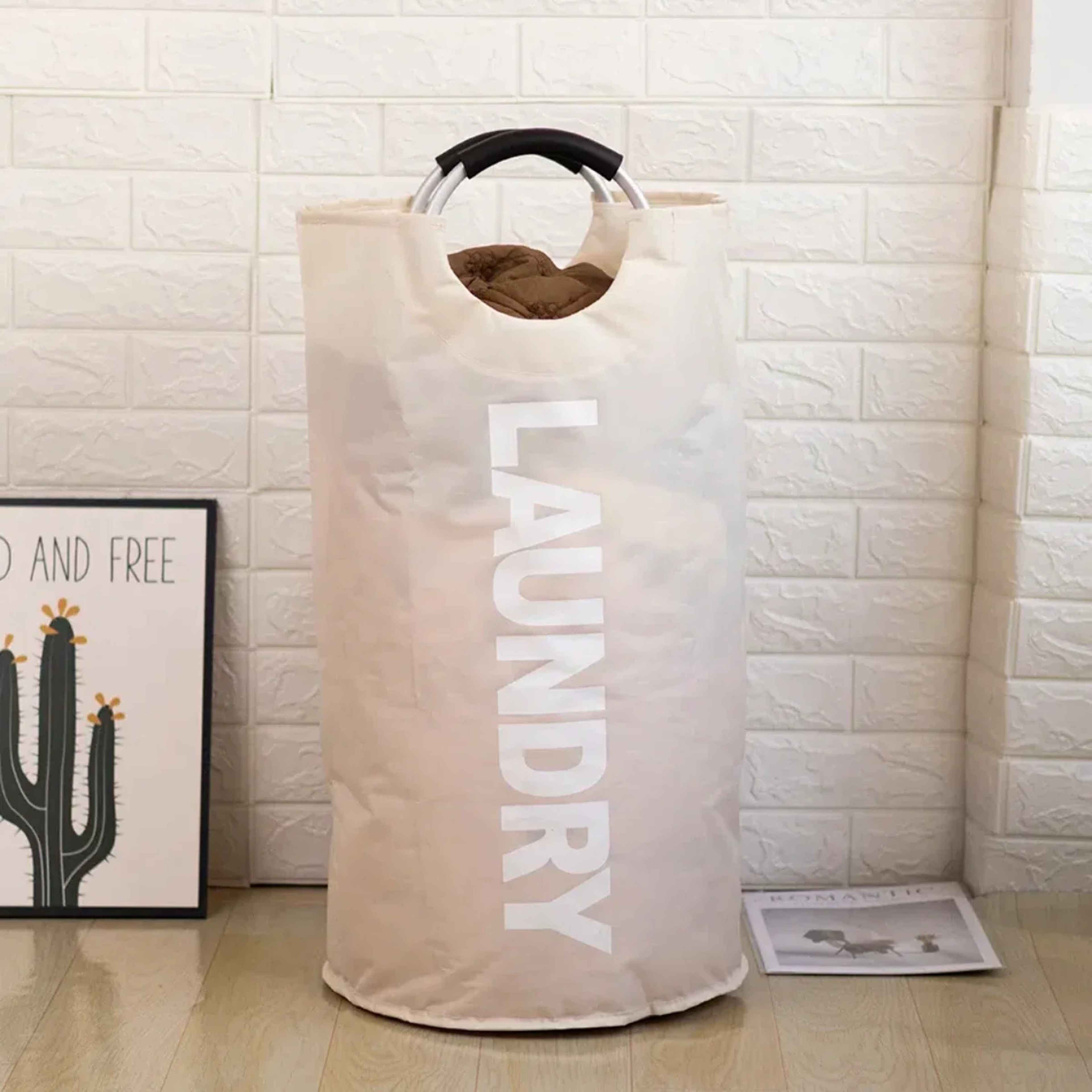 Large Capacity Oxford Fabric Foldable Laundry Hamper Storage Basket 2