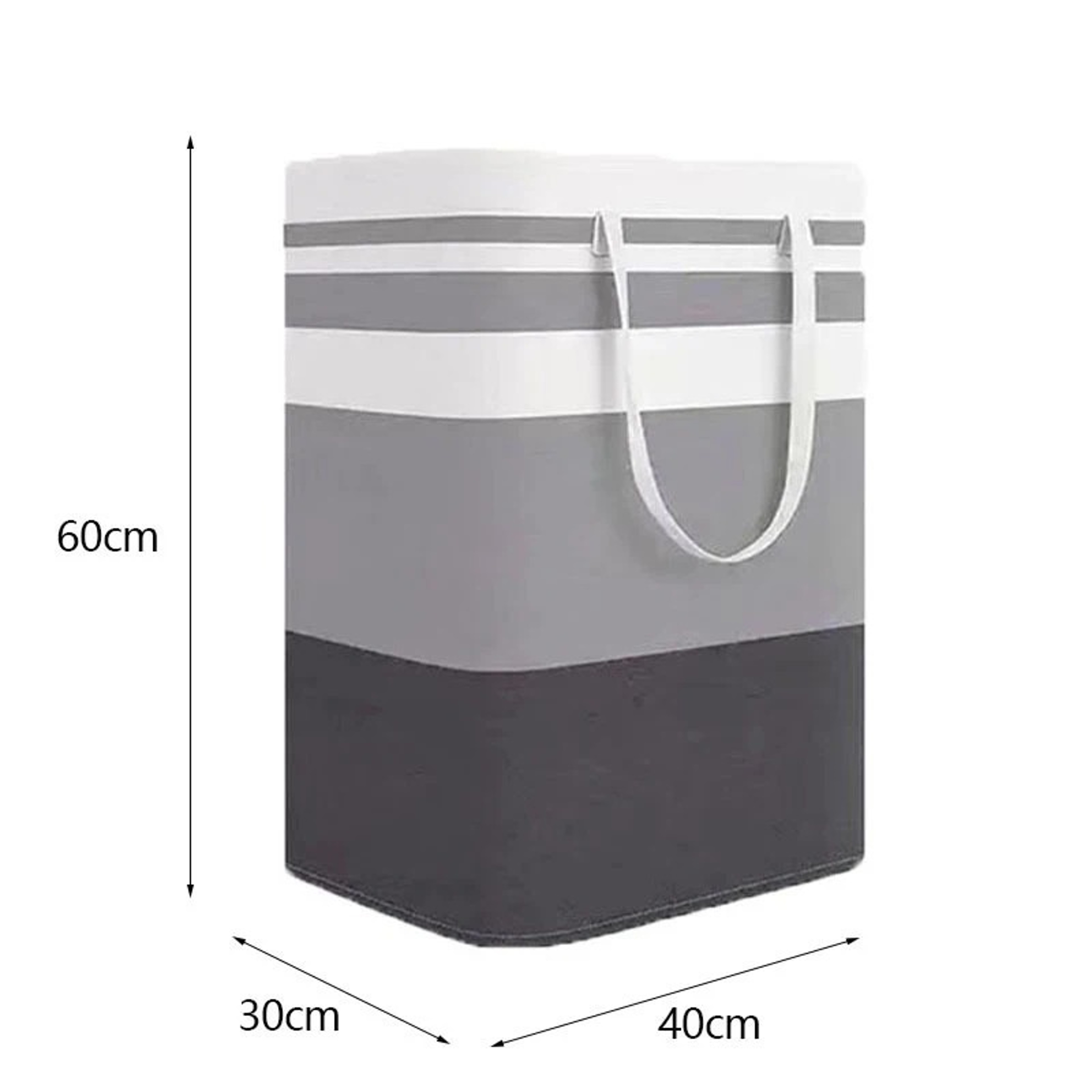 Large Foldable Laundry Basket With Handle For Clothes And Toy Storage 1