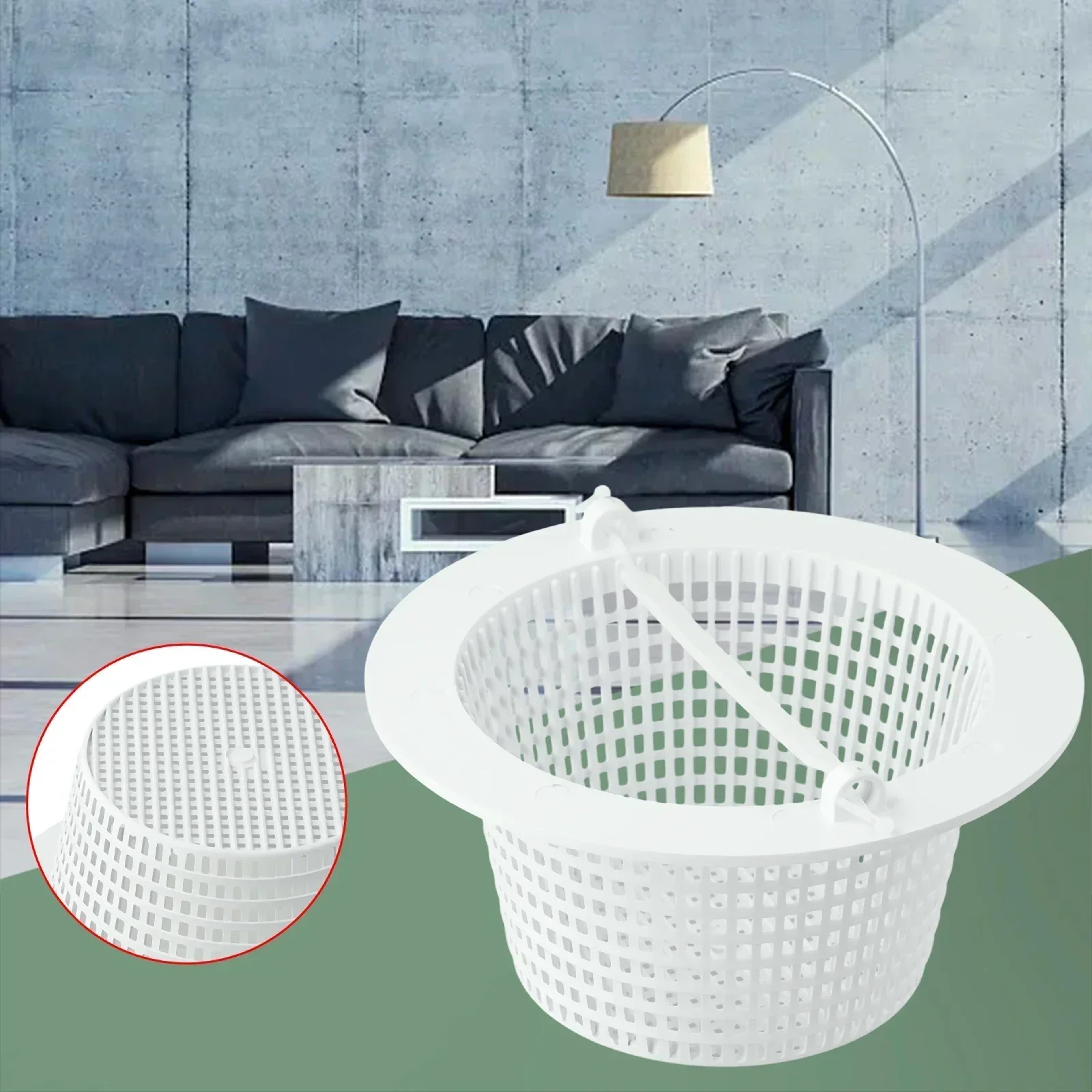 Replacement Pool Skimmer Basket With Handle For Above Ground Pools 3