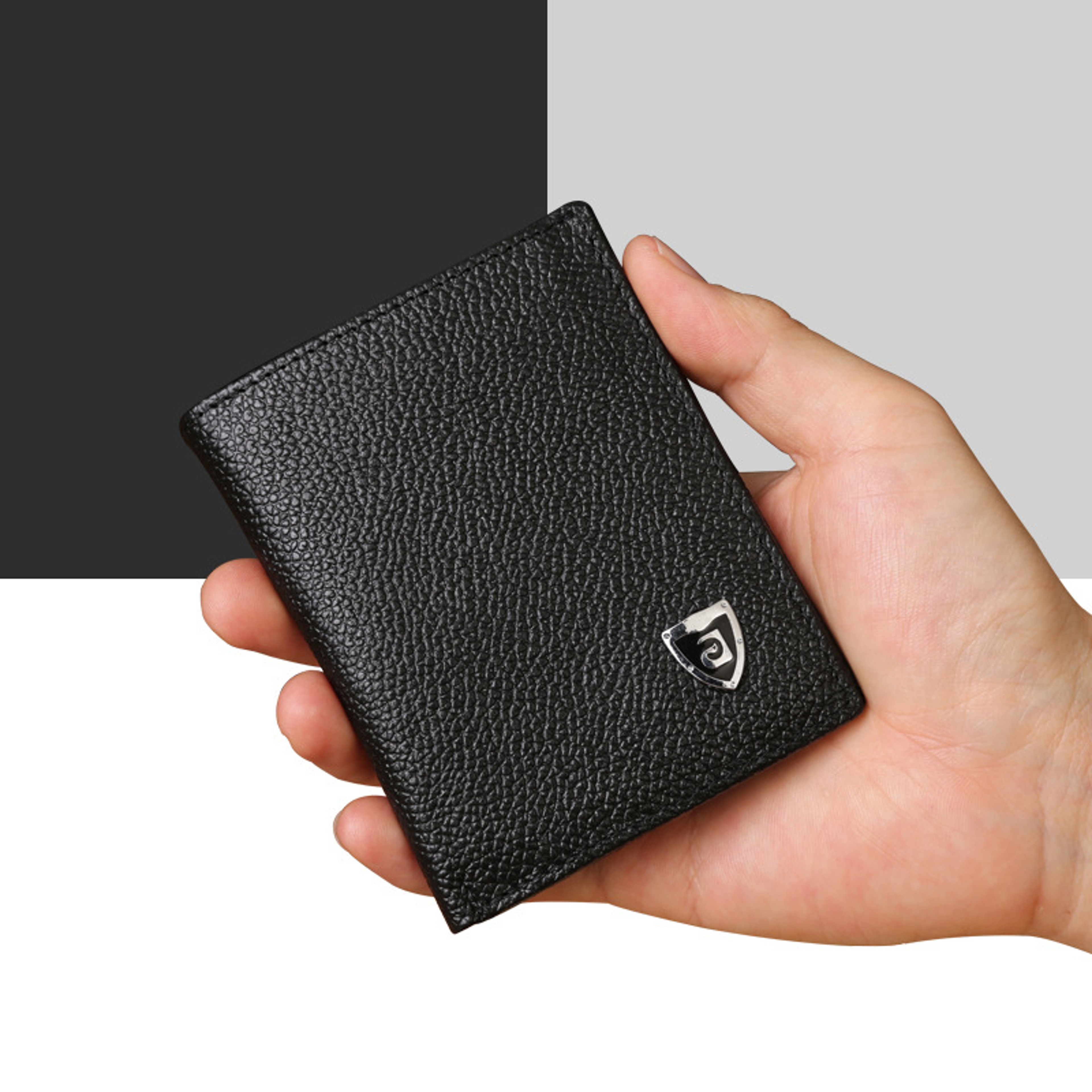 Genuine Leather Ultra Thin Mini Wallet For Men 4