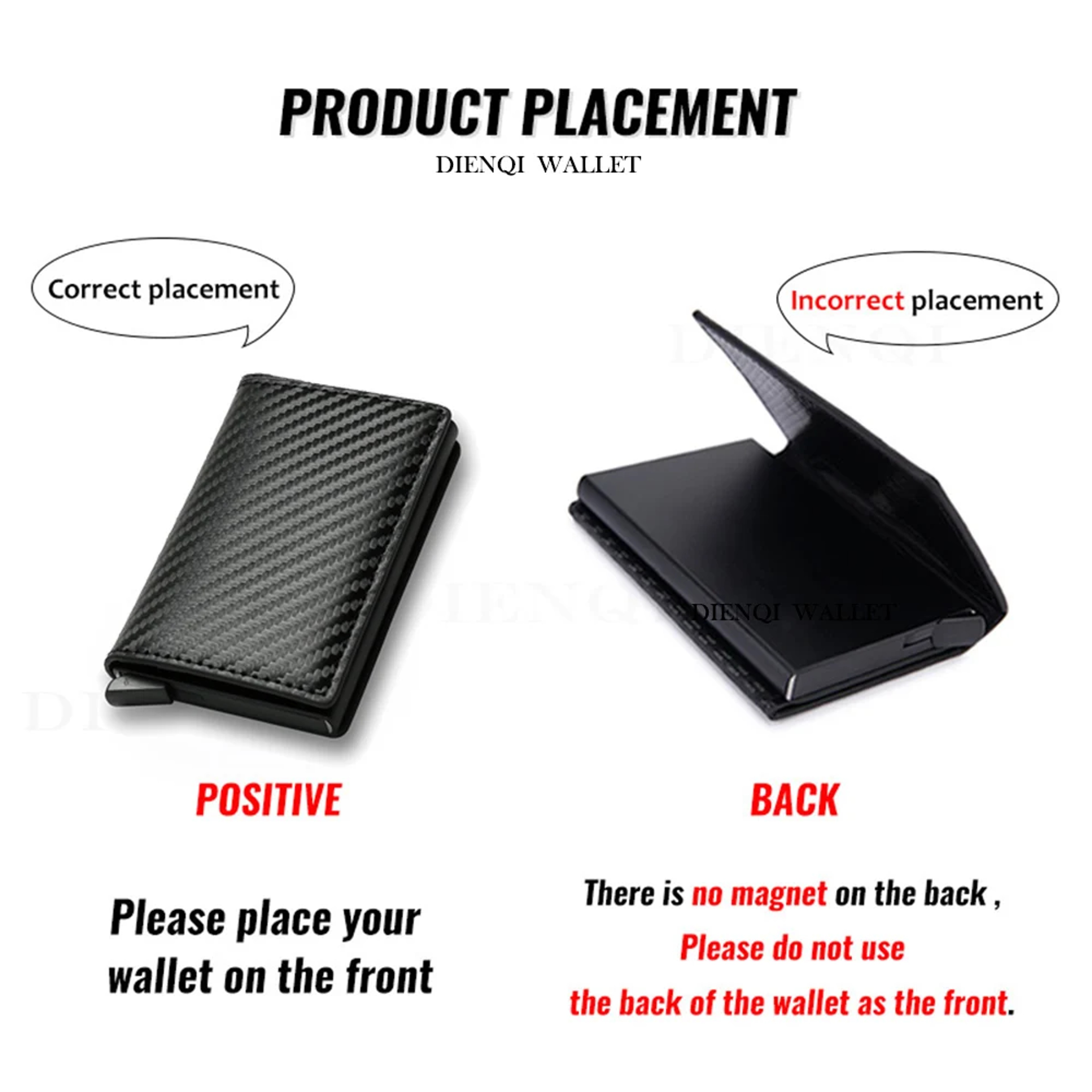 Carbon Fiber RFID Blocking Wallet With Pop Up Card Holder 15