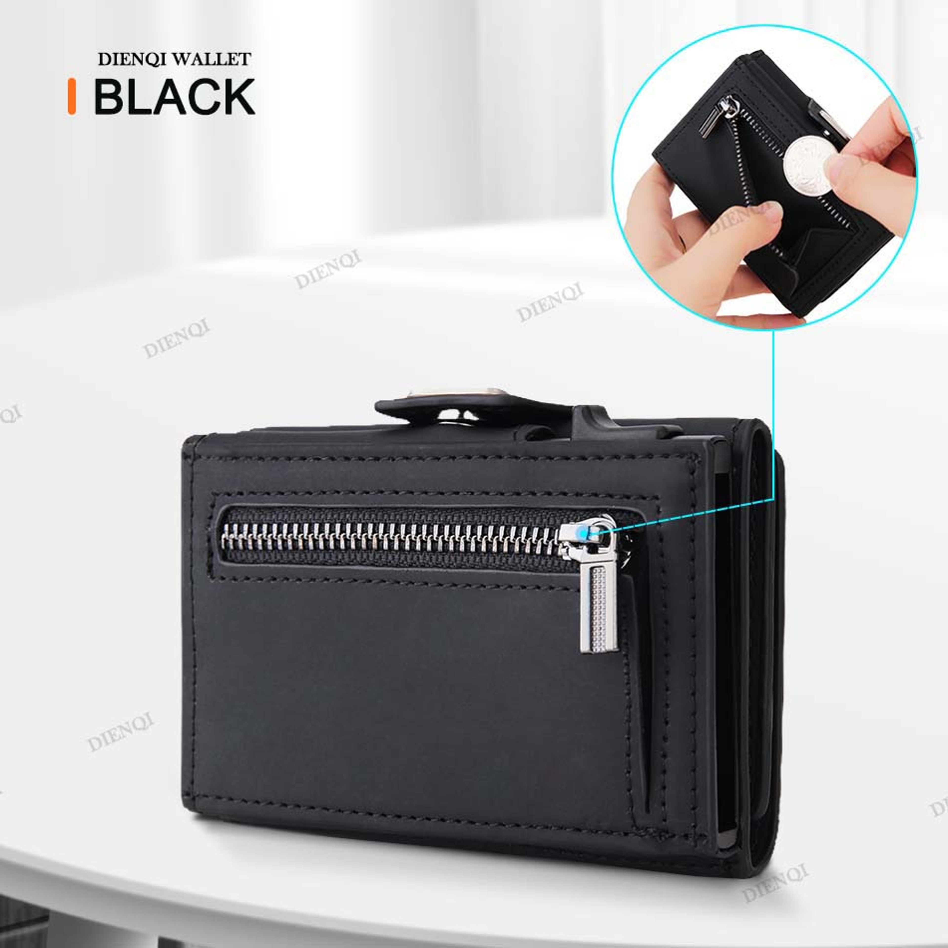 Wallet Pop Up Card Holder Slim Wallet For Men 6