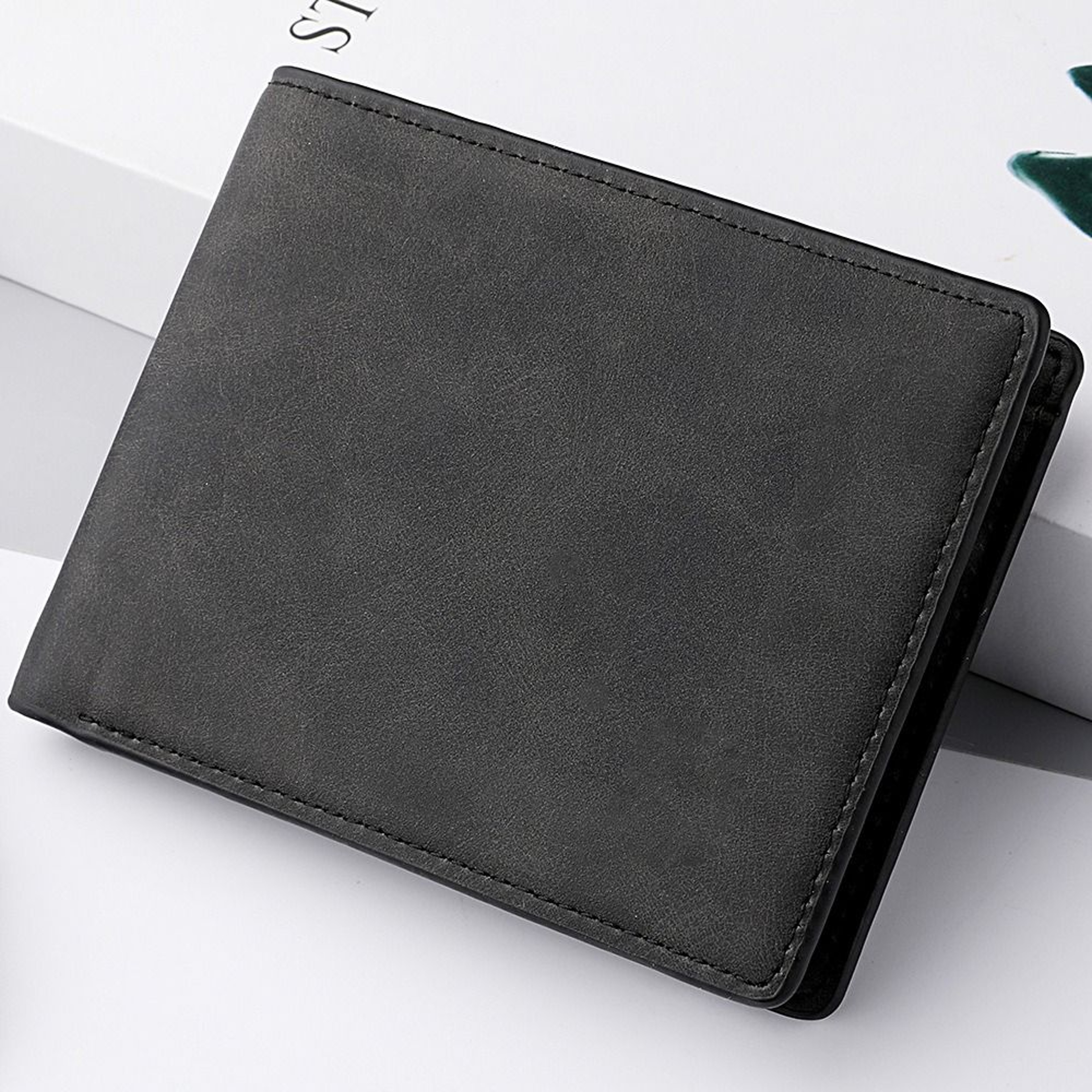 Men PU Leather Multi Card Slot Wallet With Coin Pocket 3