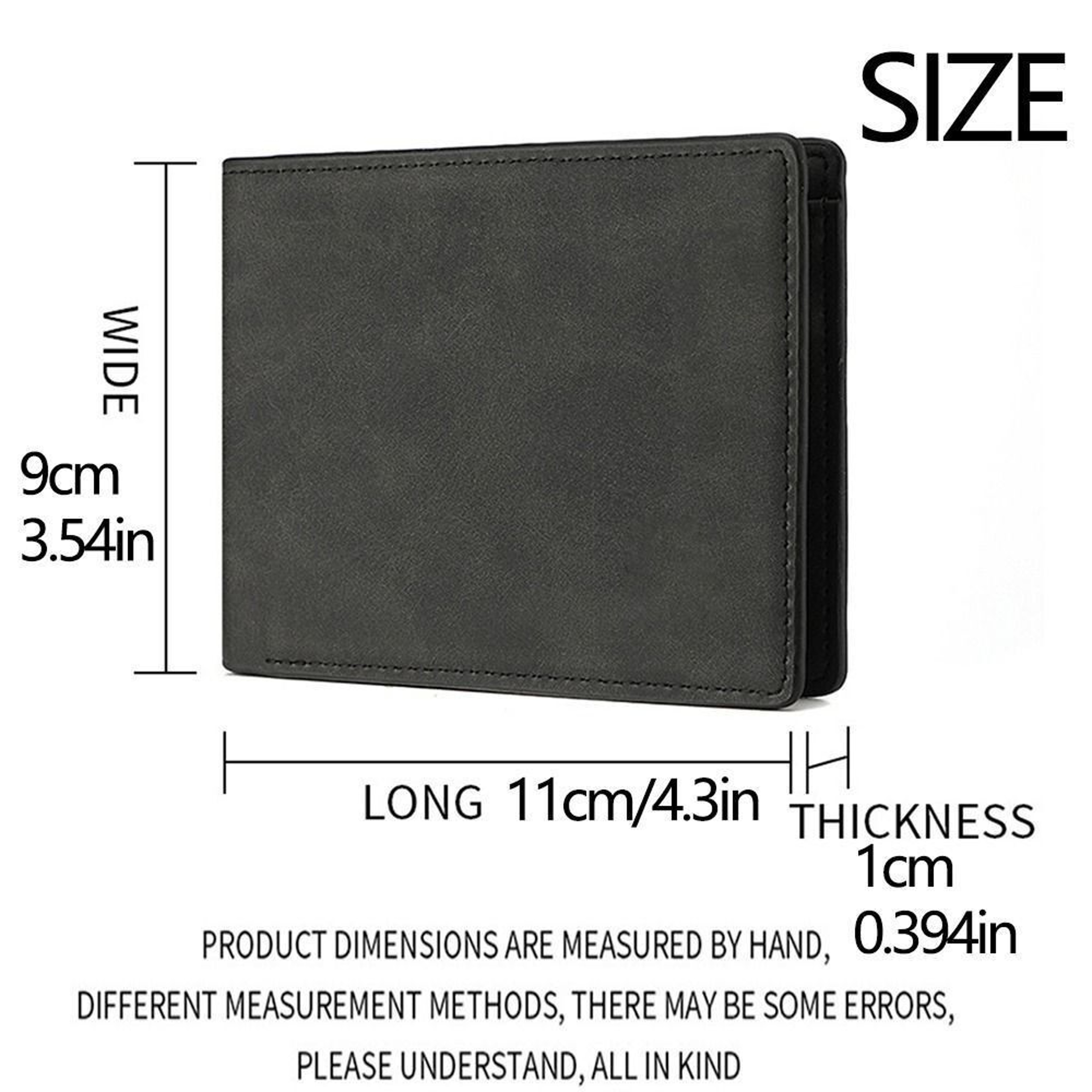 Men PU Leather Multi Card Slot Wallet With Coin Pocket 7